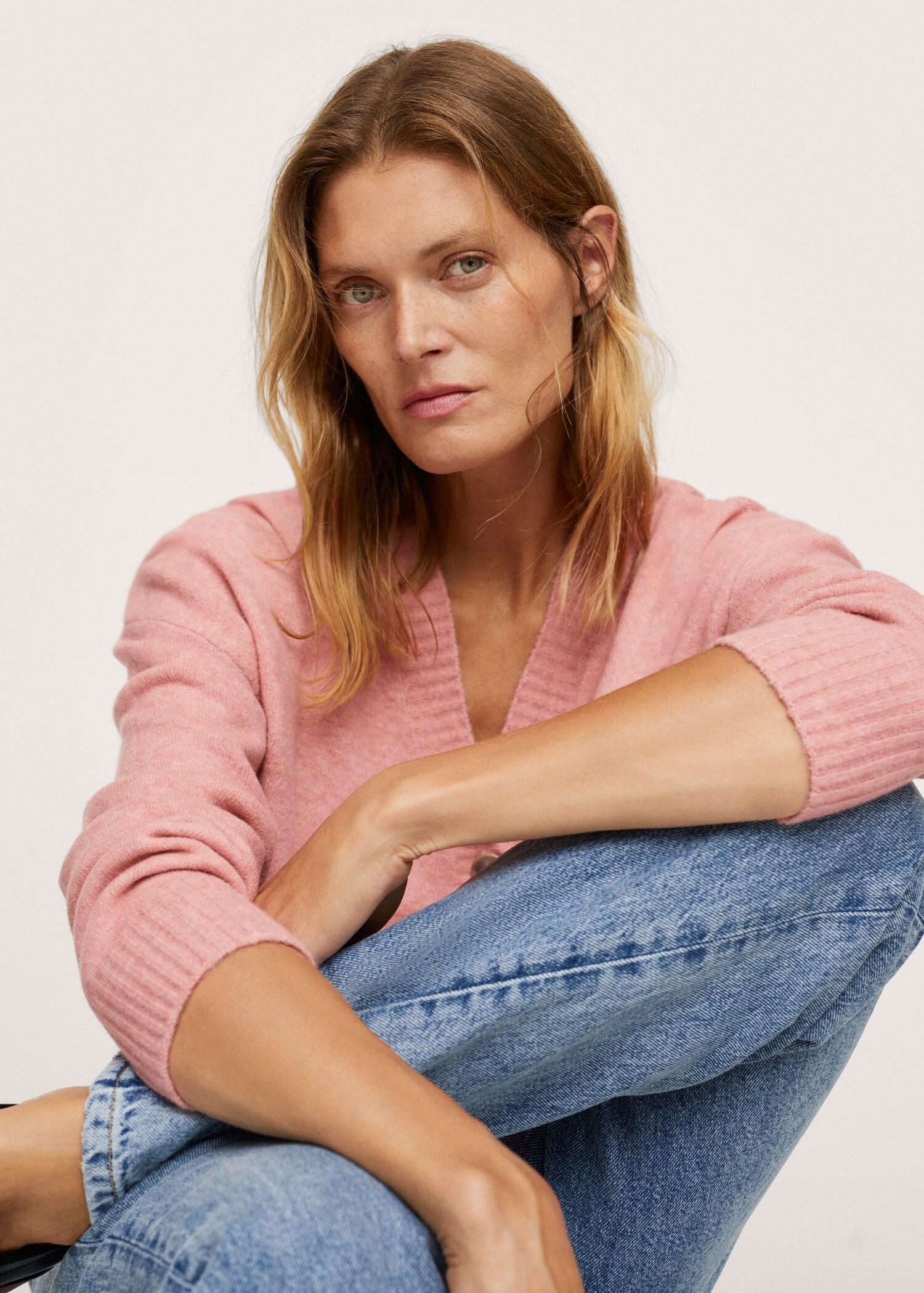 Pocket knit cardigan - Details of the article 3