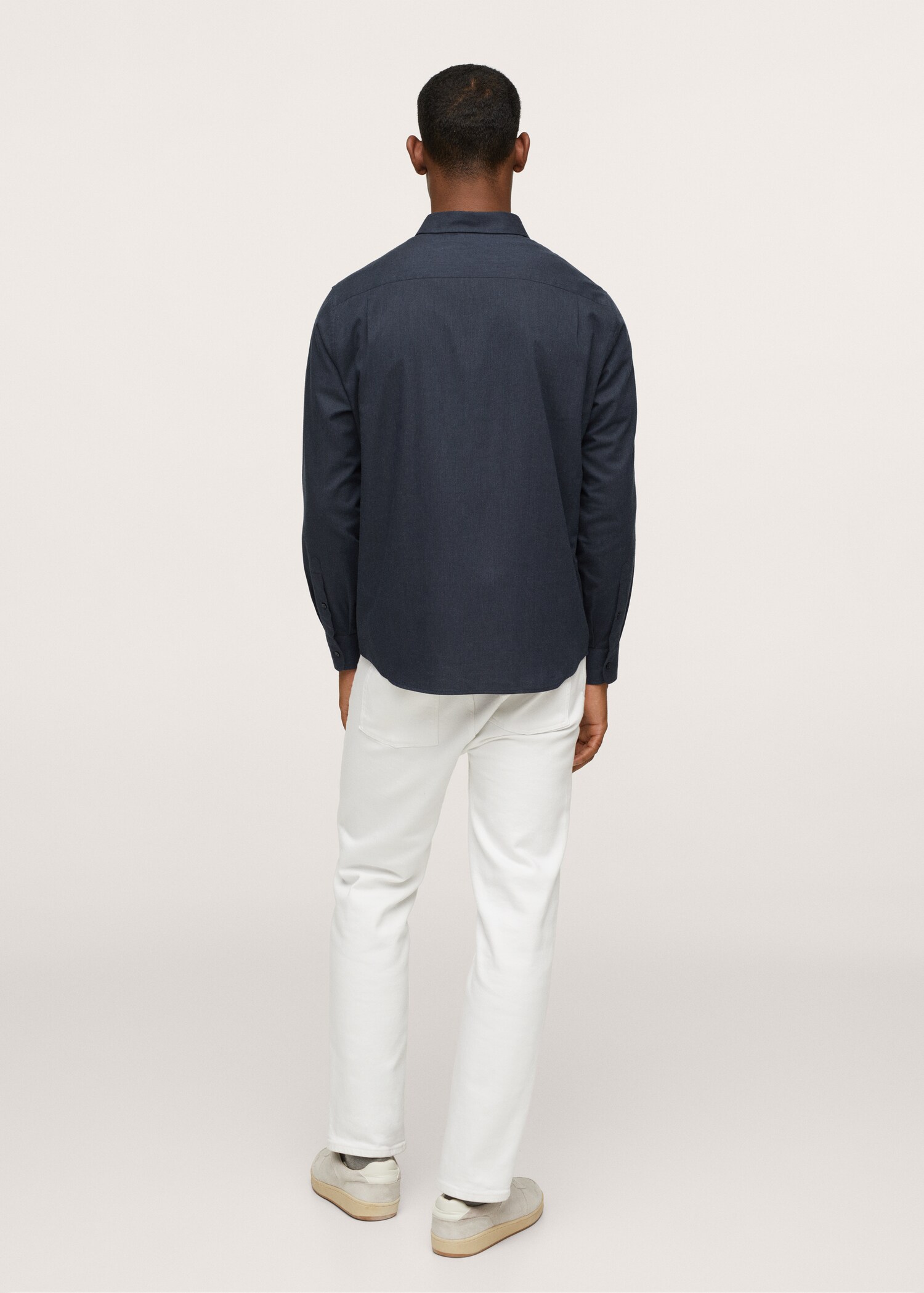 Camisa algodón bolsillo - Reverso del artículo
