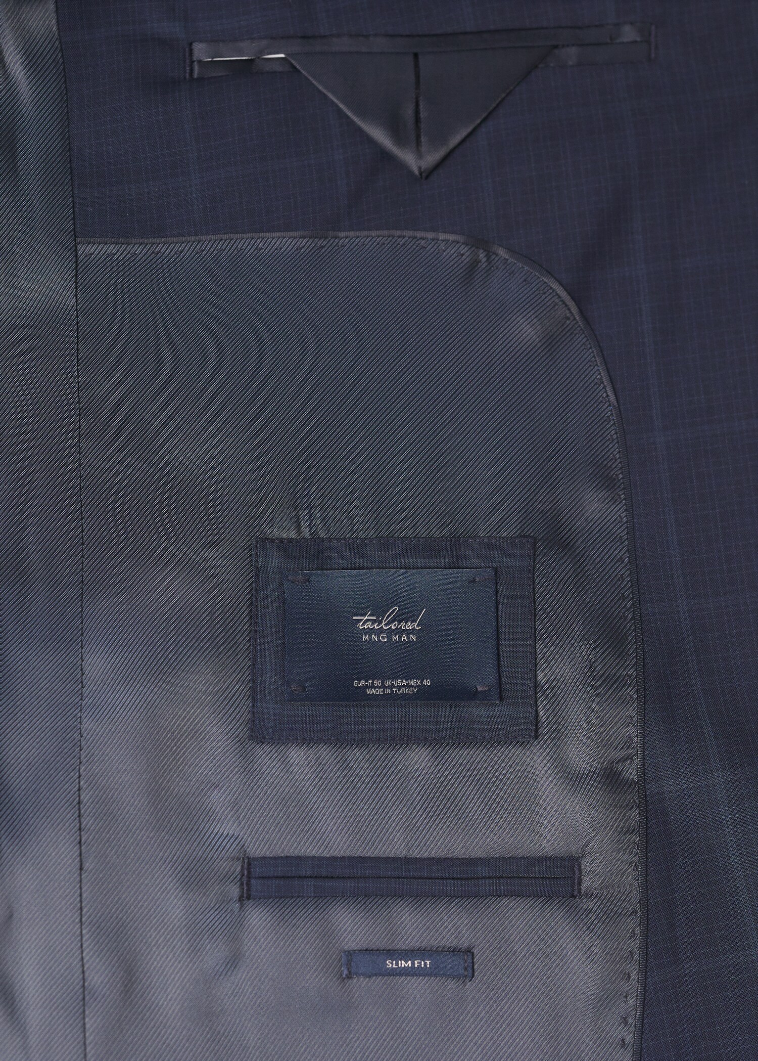 Slim fit check suit blazer - Details of the article 9