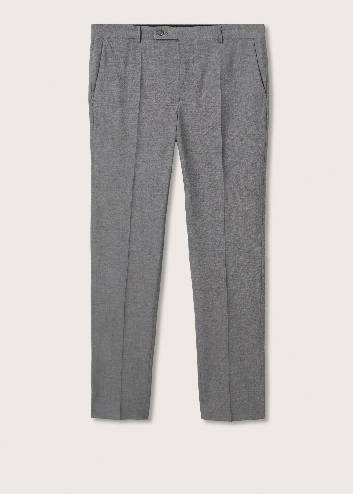 Oblekové kalhoty slim fit s mikro strukturou - Zboží bez modelu