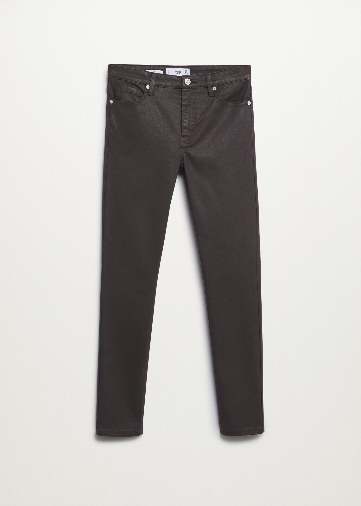 Isa waxed skinny cropped jeans - Article without model