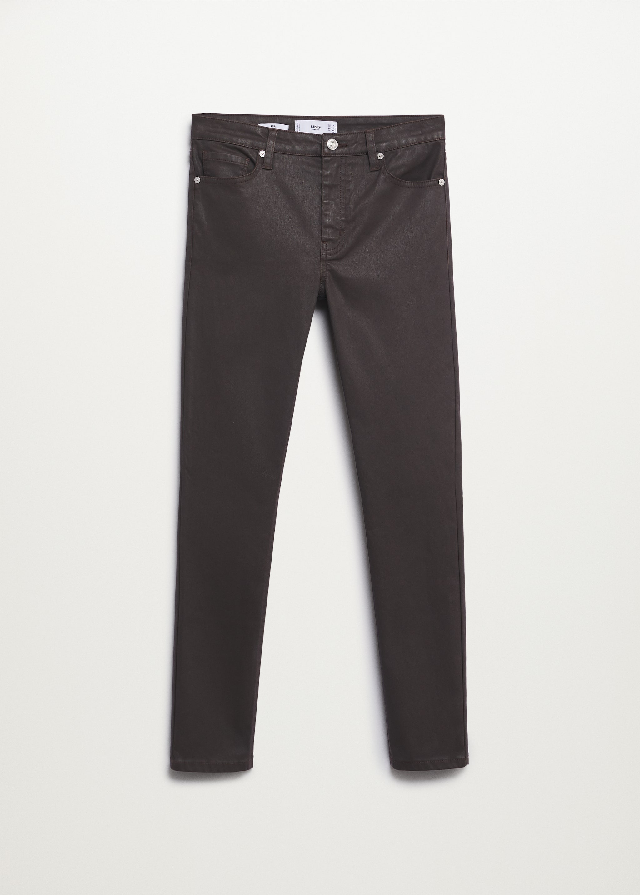 Isa waxed skinny cropped jeans - Article without model