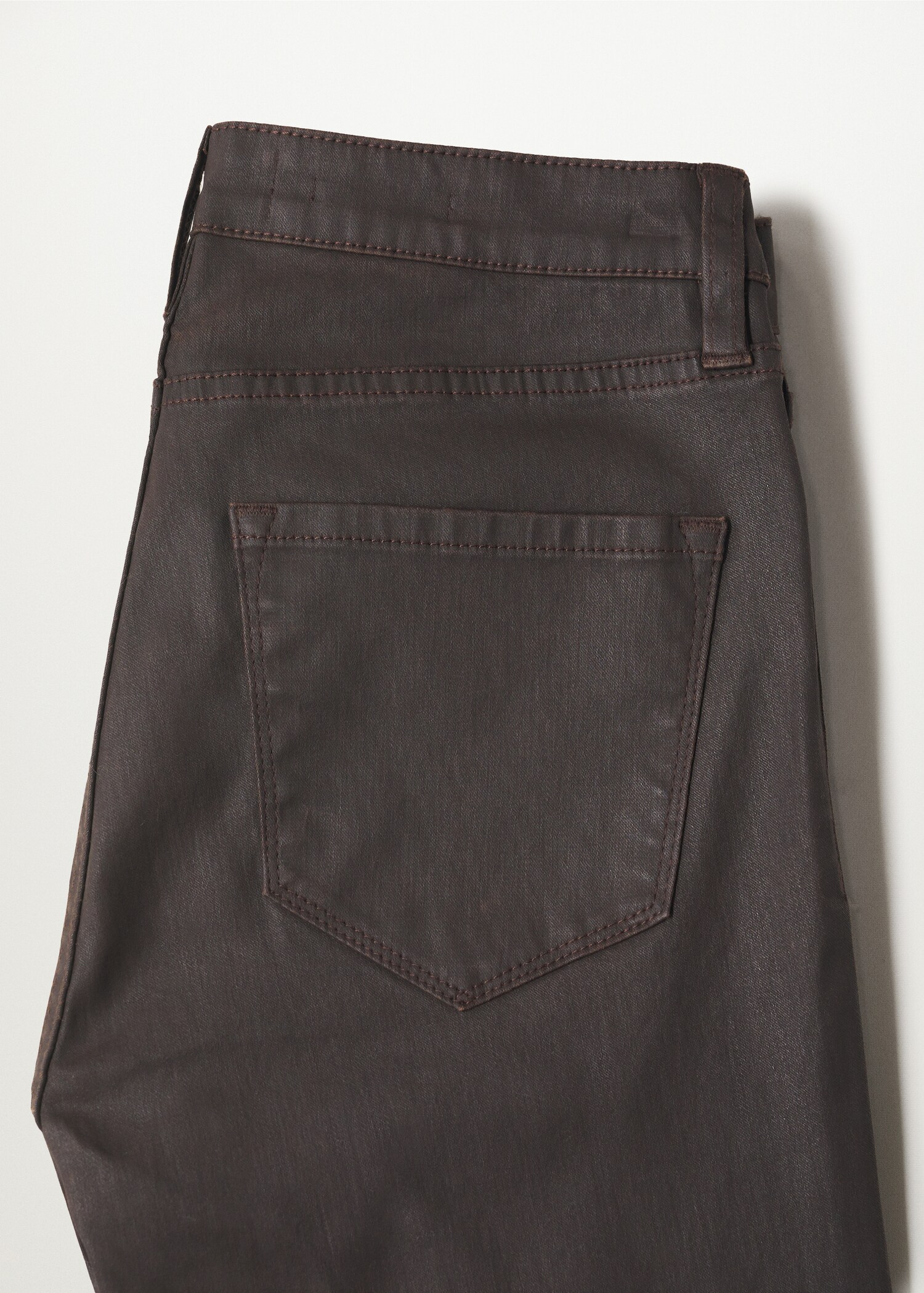 Gewachste Skinny-Jeans in Cropped-Länge Isa - Detail des Artikels 8