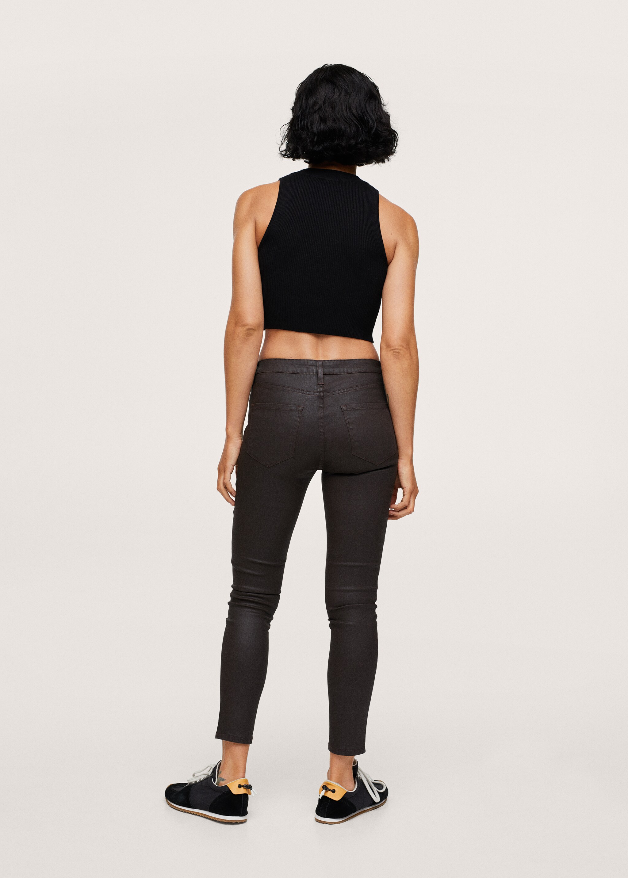Isa waxed skinny cropped jeans - Reverse of the article