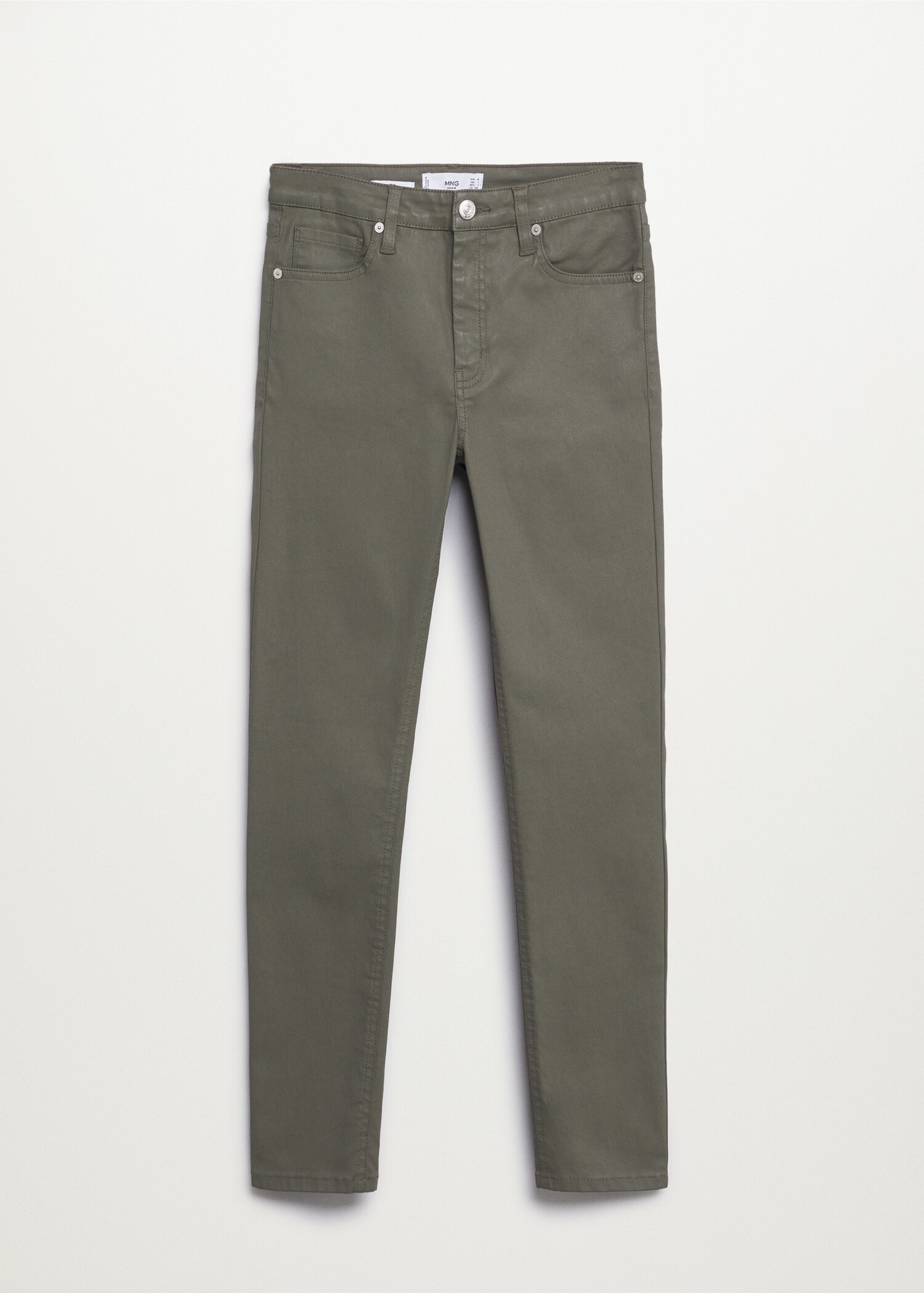 Isa waxed skinny cropped jeans - Article without model