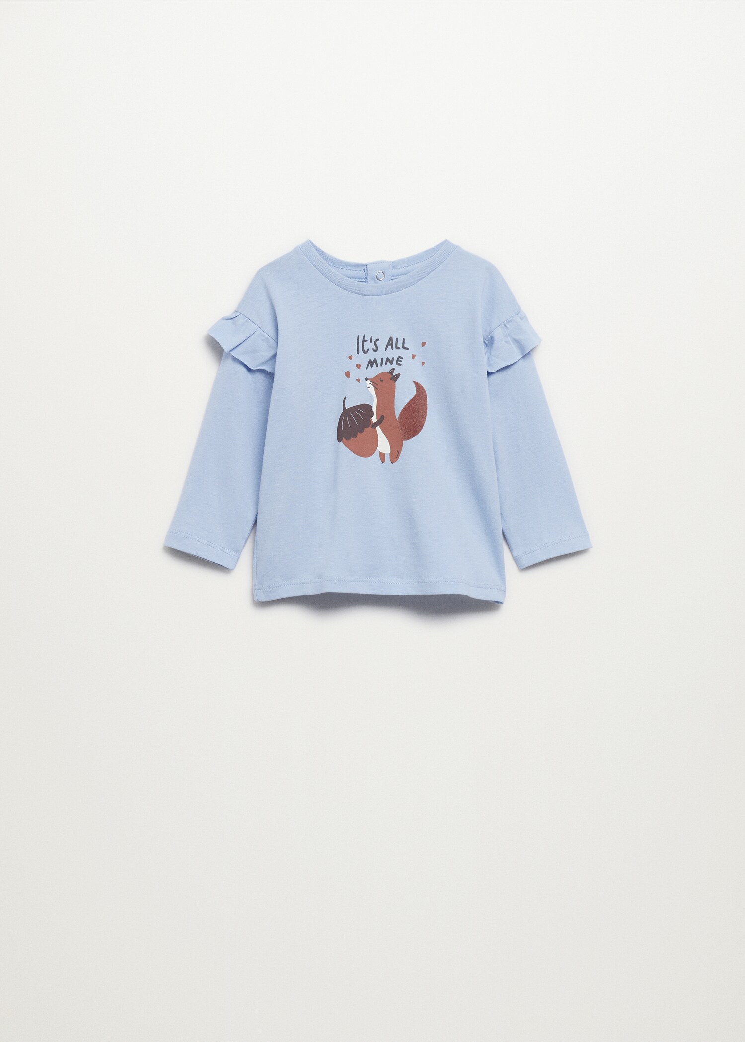 Camiseta manga larga volantes - Artículo sin modelo