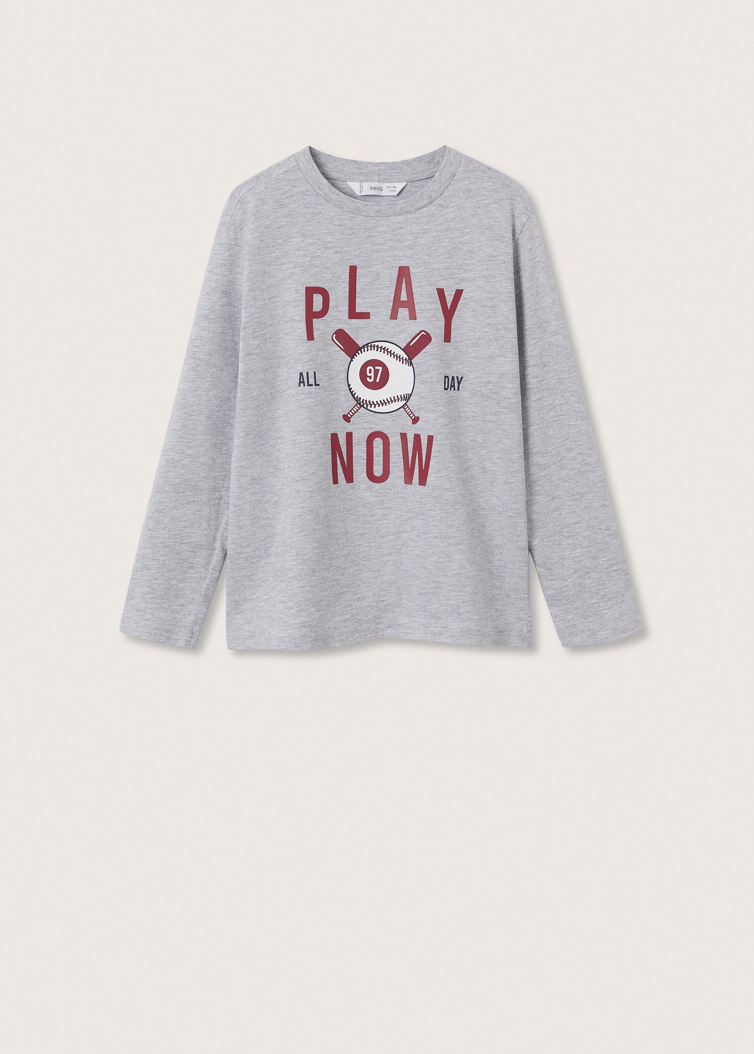 Camiseta manga larga estampada - Artículo sin modelo