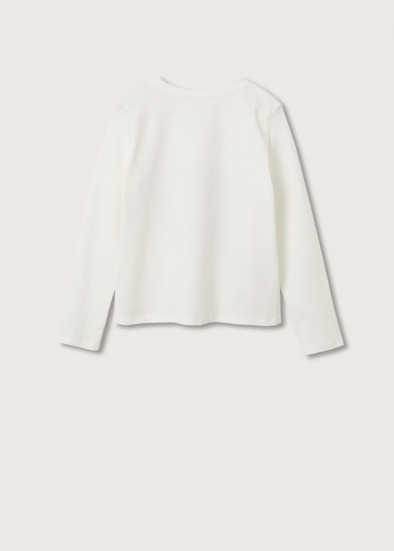 Camiseta manga larga lentejuelas - Reverso del artículo