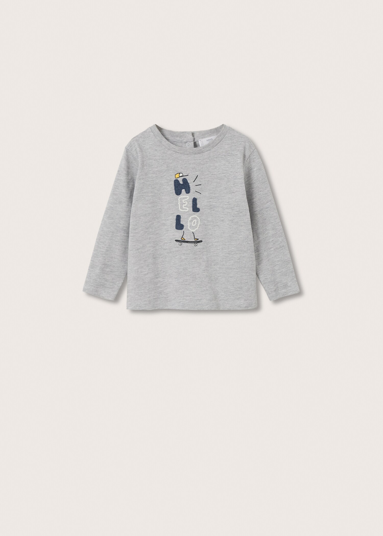 Camiseta manga larga mensaje - Artículo sin modelo