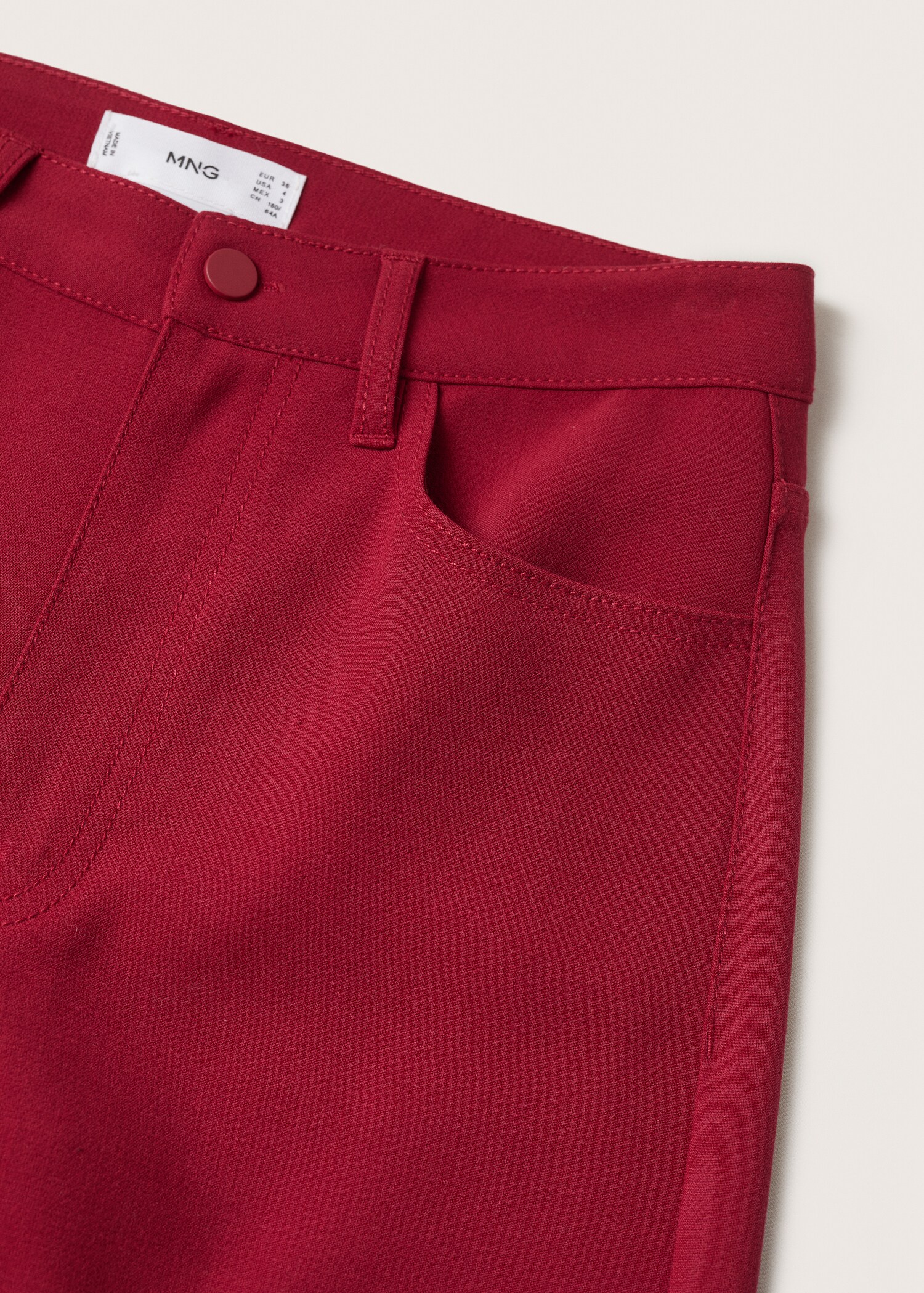 Pantalón flare bolsillos - Detalle del artículo 8