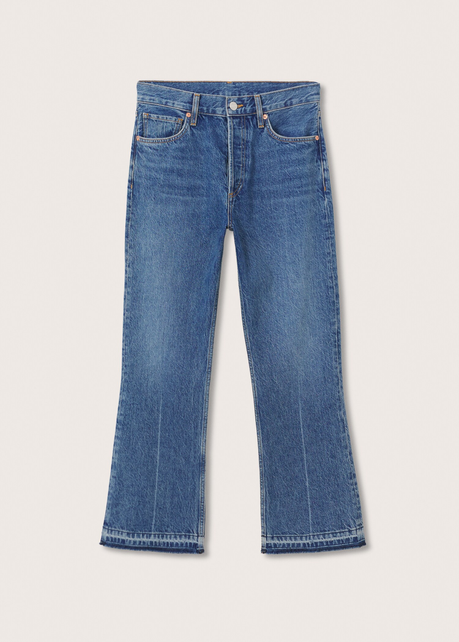 Mid-rise flared jeans - Article without model