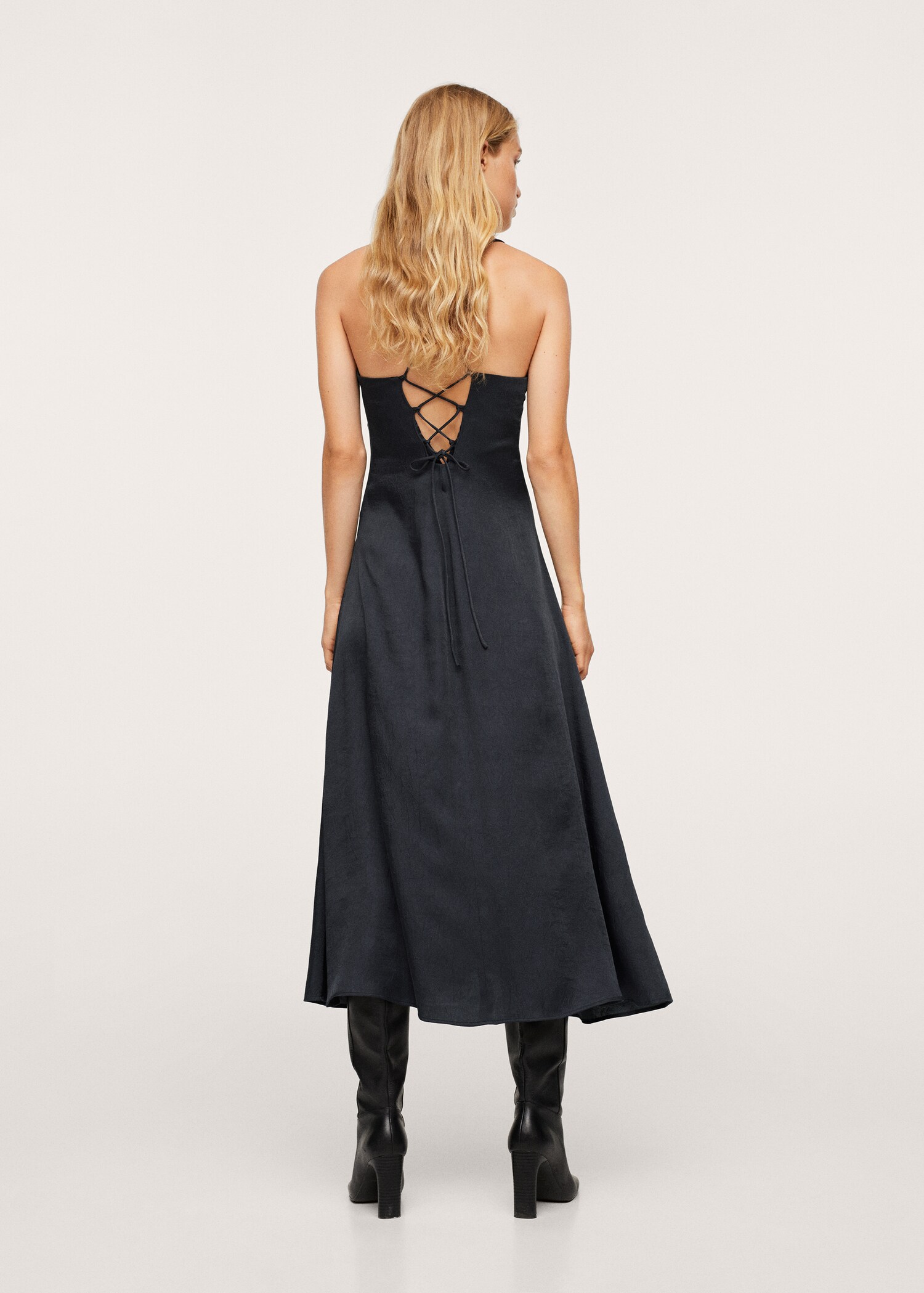 Vestido escote fruncido - Reverso del artículo