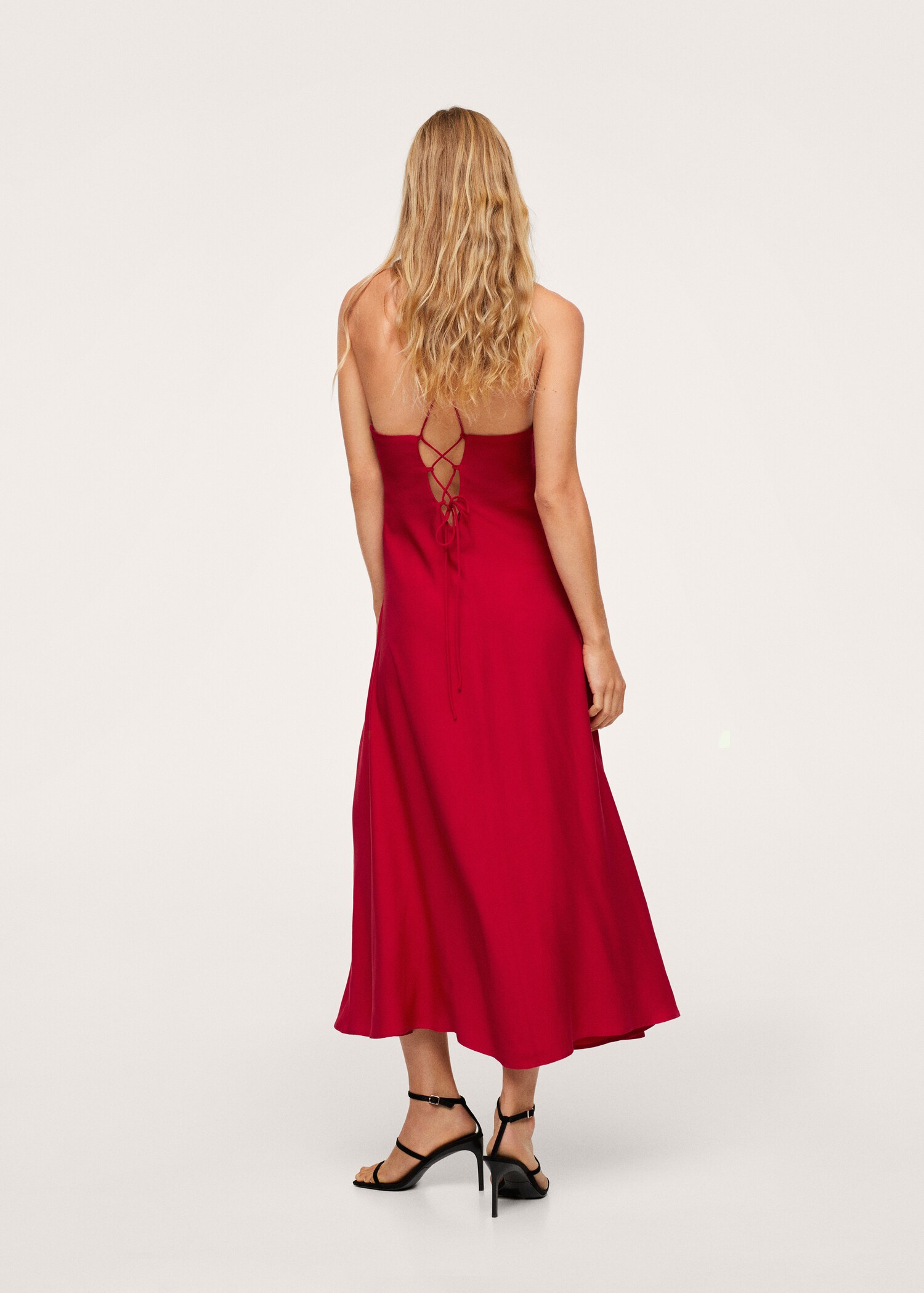 Vestido escote fruncido - Reverso del artículo