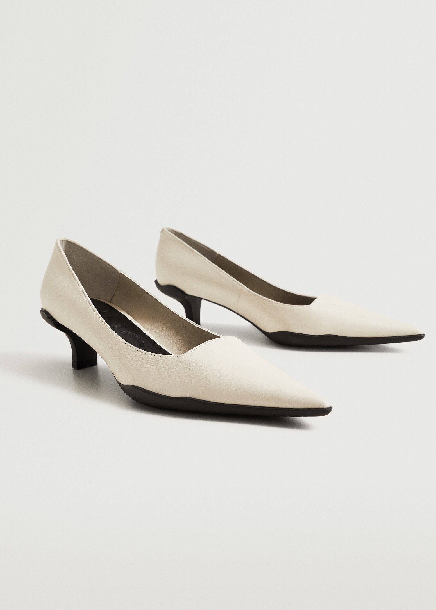 Zapato piel tacón - Plano medio