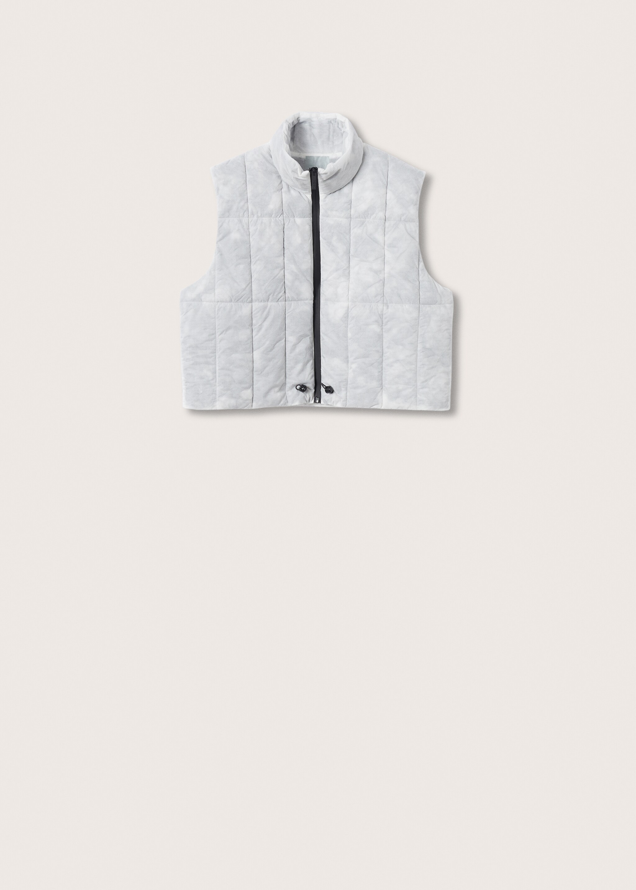 Technical quilted gilet - Article without model