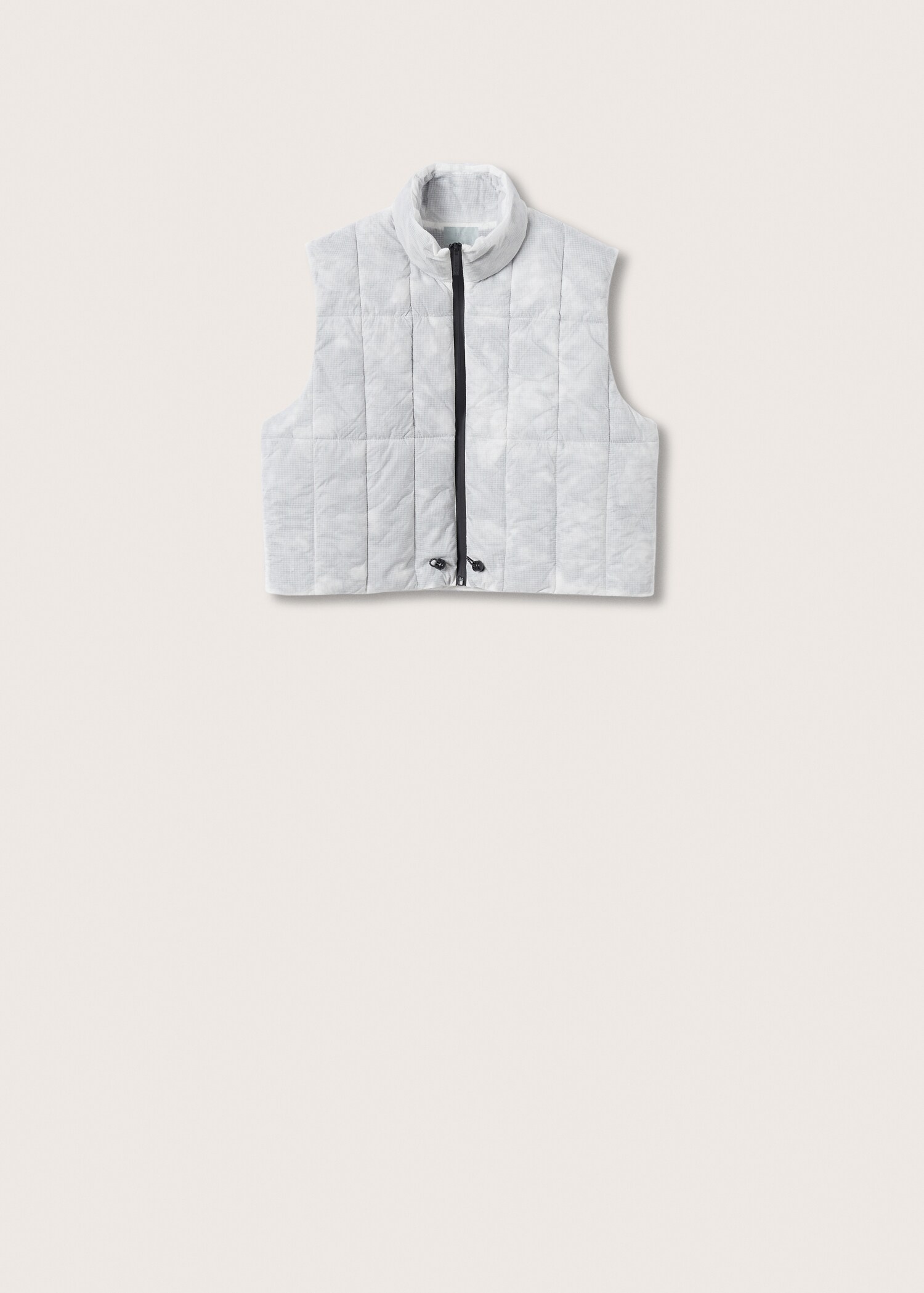 Technical quilted gilet - Article without model