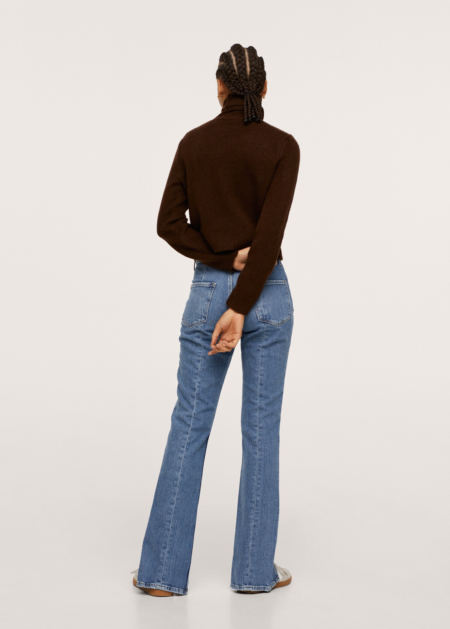 Jeans flare abertura - Reverso del artículo