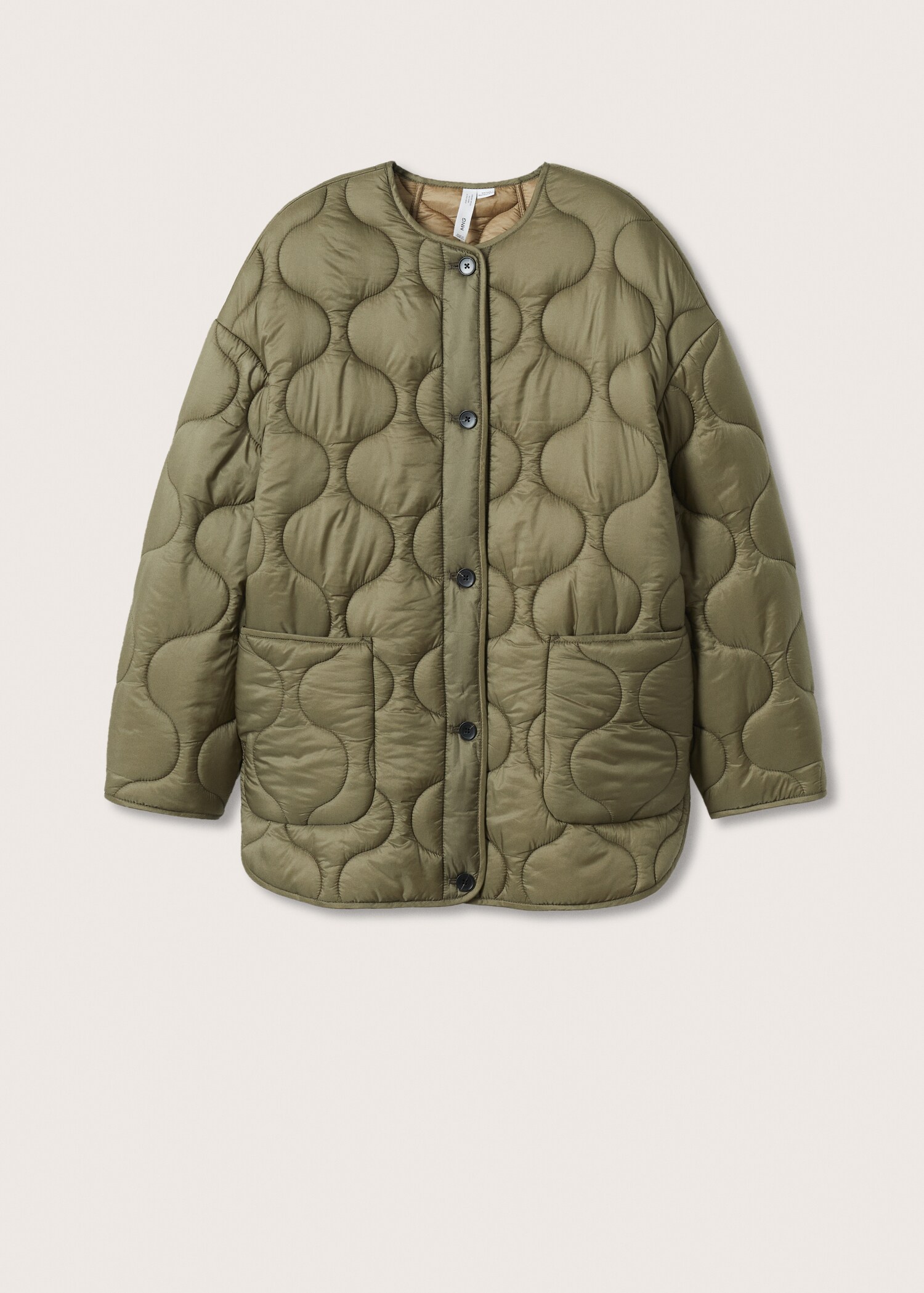 Anorak acolchado satinado - Artículo sin modelo