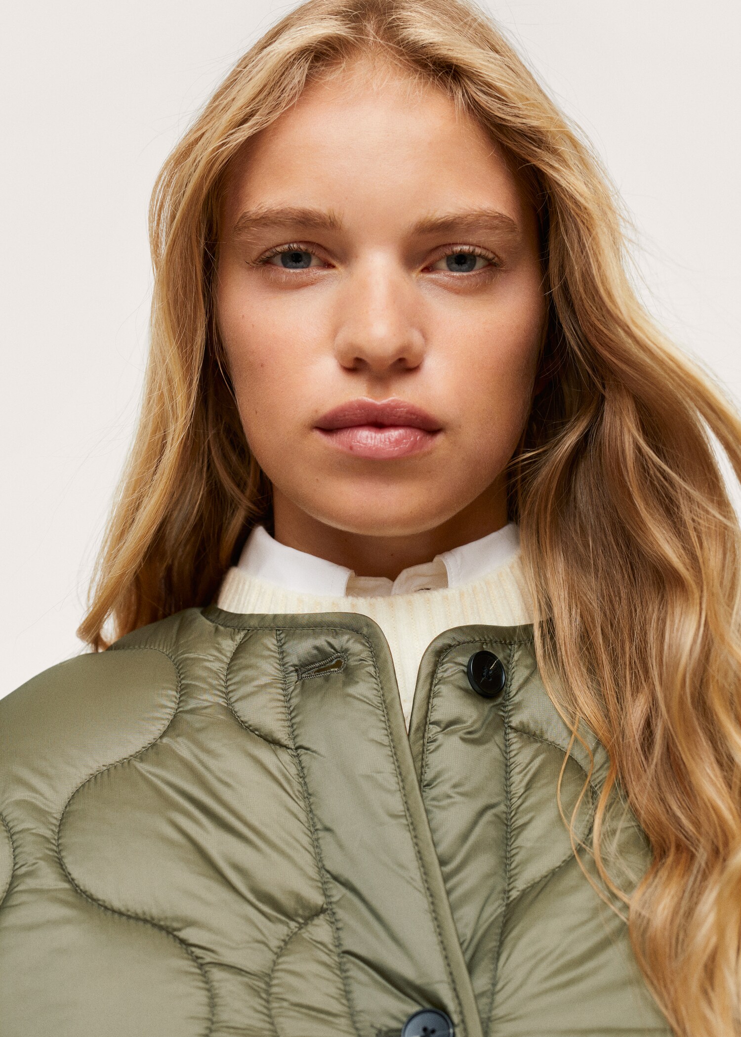 Anorak acolchado satinado - Detalle del artículo 1