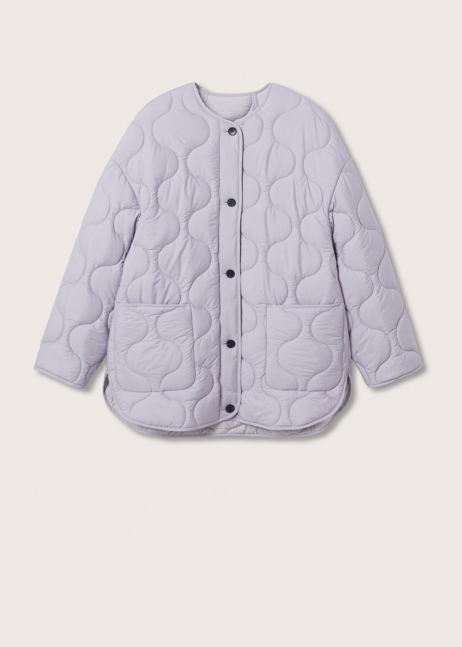 Anorak acolchado satinado - Artículo sin modelo