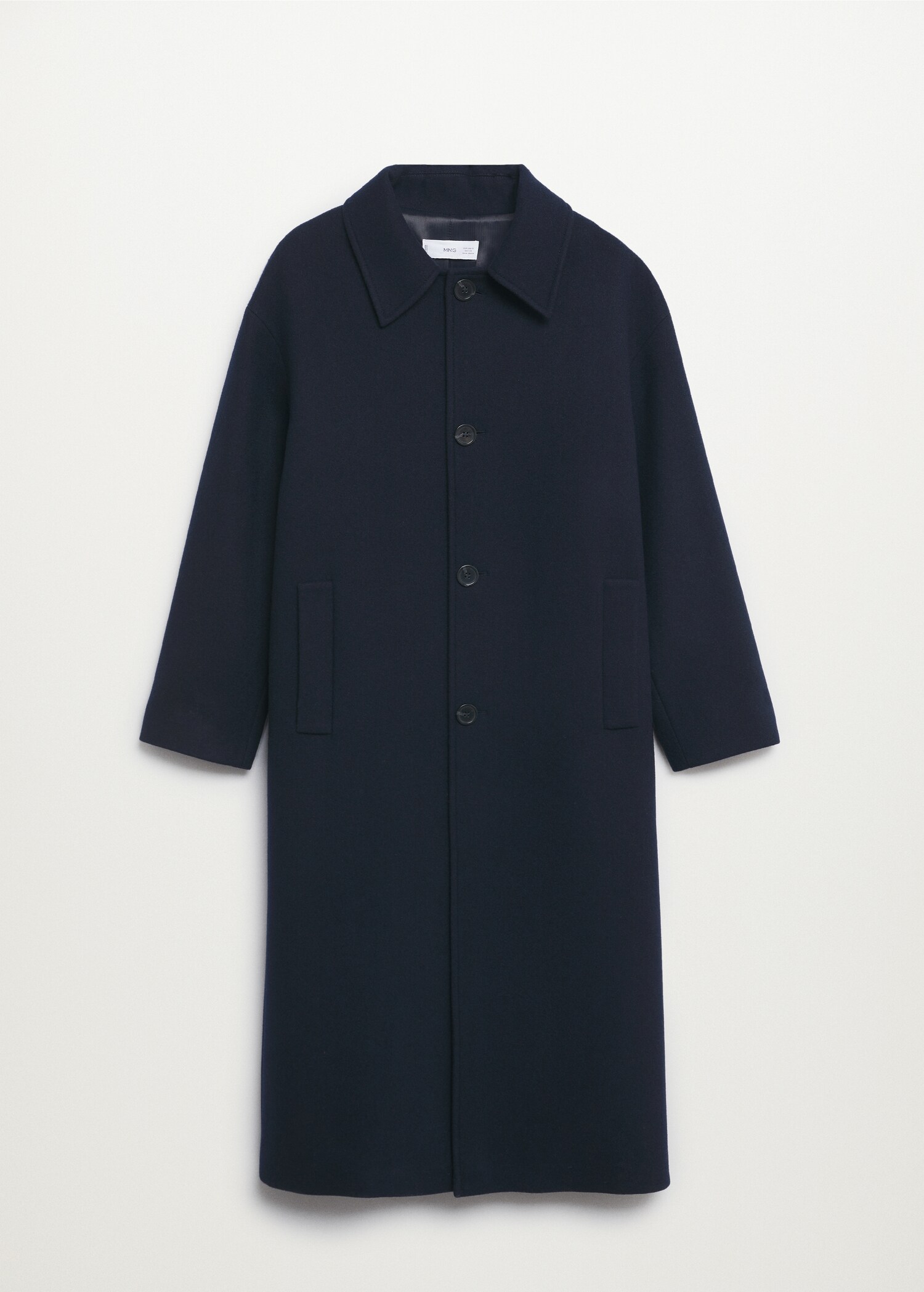 Vlněný kabát oversize - Zboží bez modelu