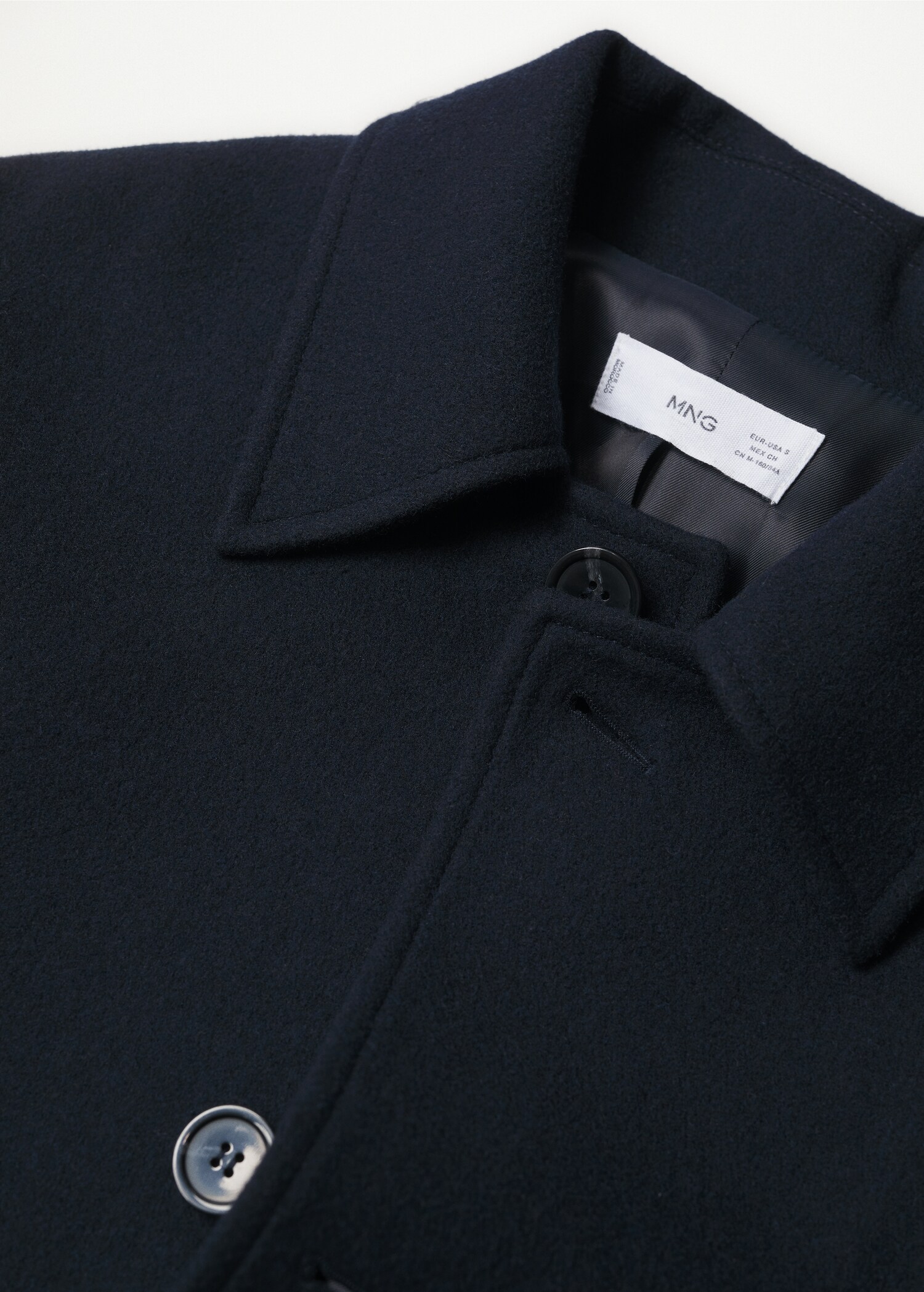 Vlněný kabát oversize - Detail zboží 8