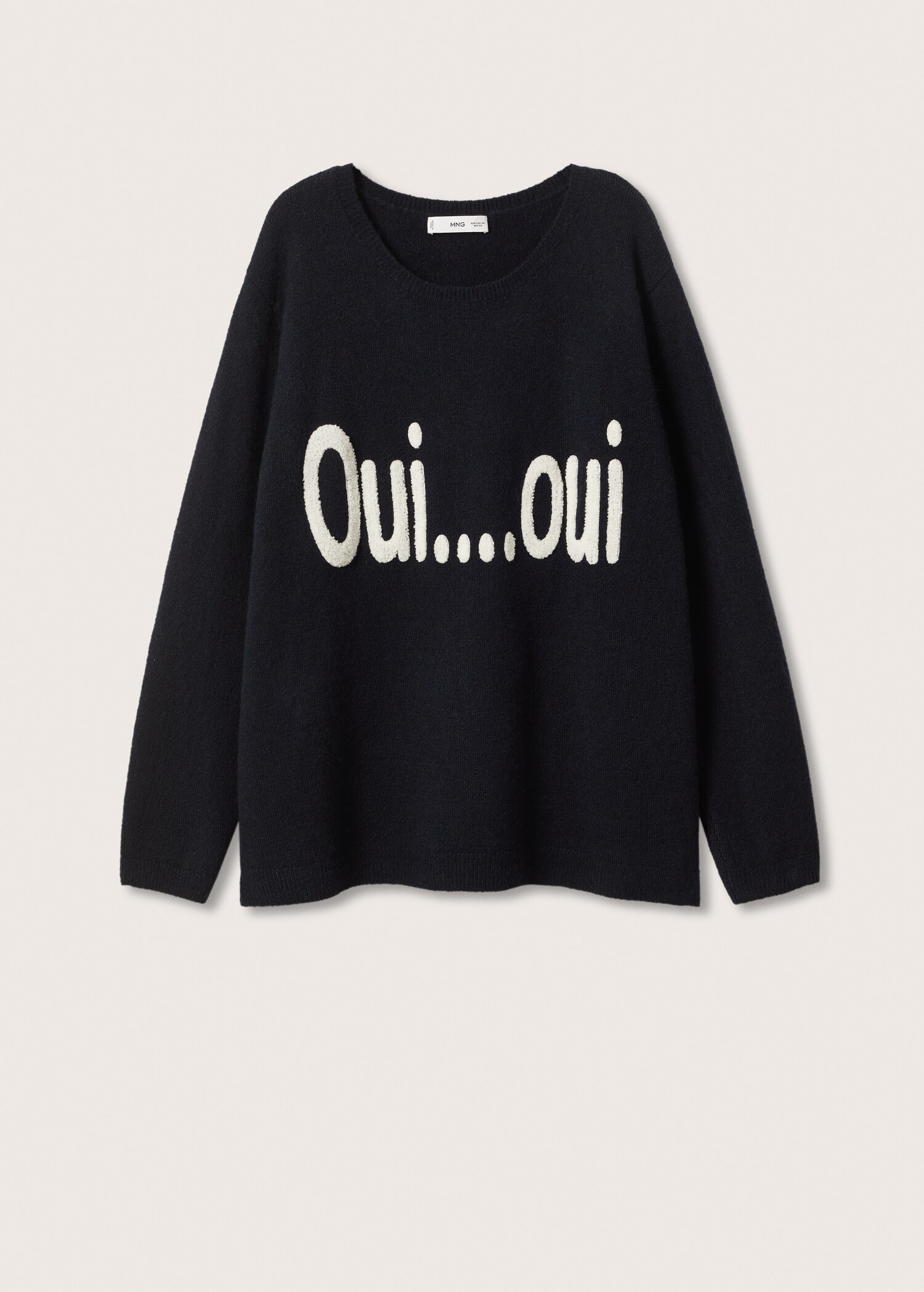 Jersey estampado mensaje - Artículo sin modelo