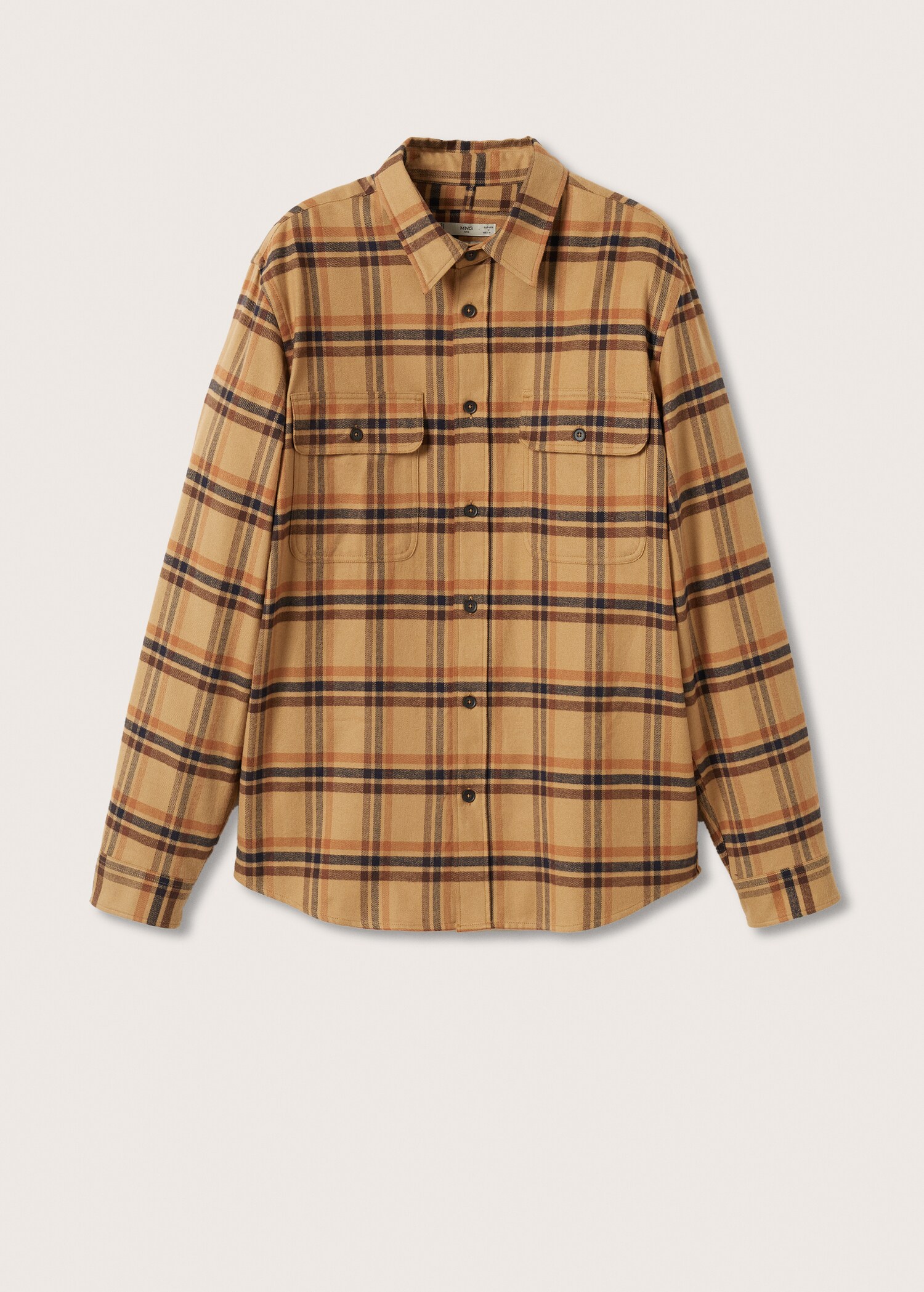 Checked flannel shirt - Article without model