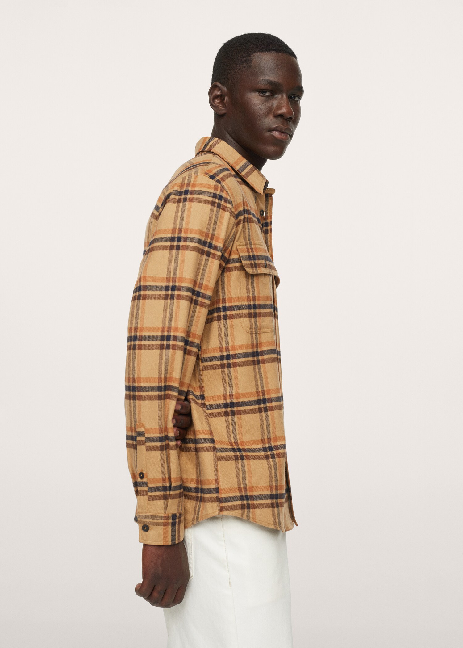 Checked flannel shirt - Details of the article 1