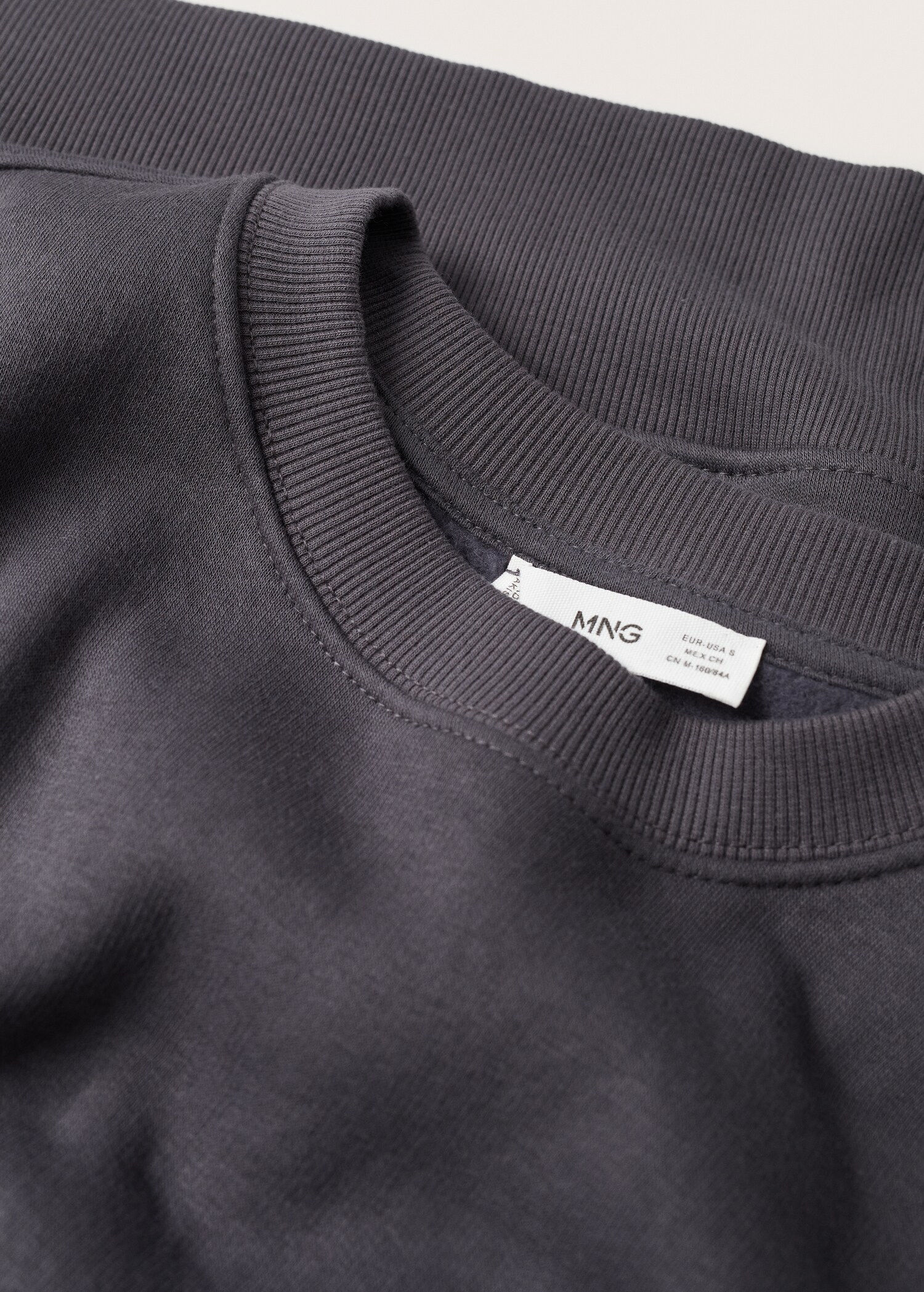 Textured cotton-blend sweatshirt - Details of the article 8