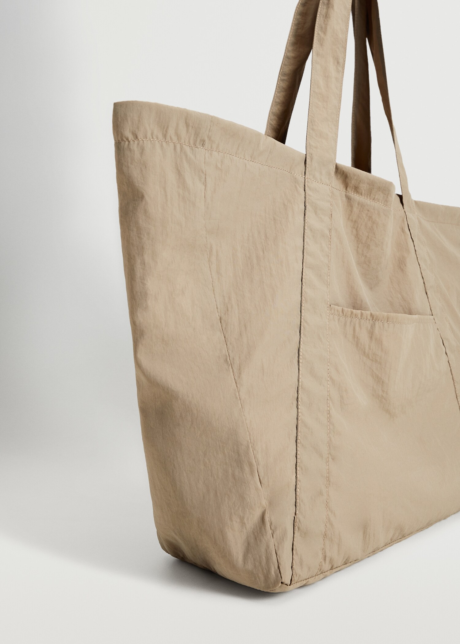 Bolso shopper nylon - Plano medio