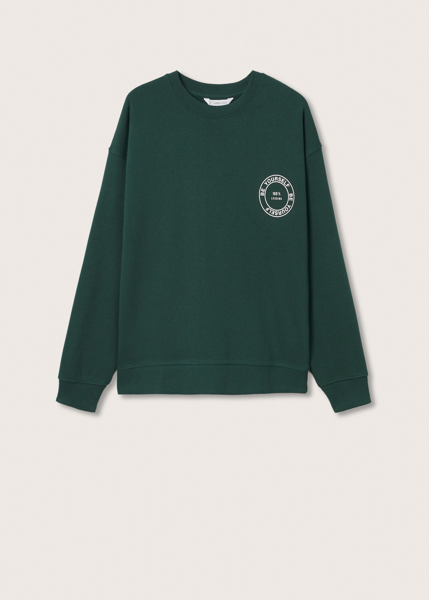 Sudadera algodón mensaje - Artículo sin modelo