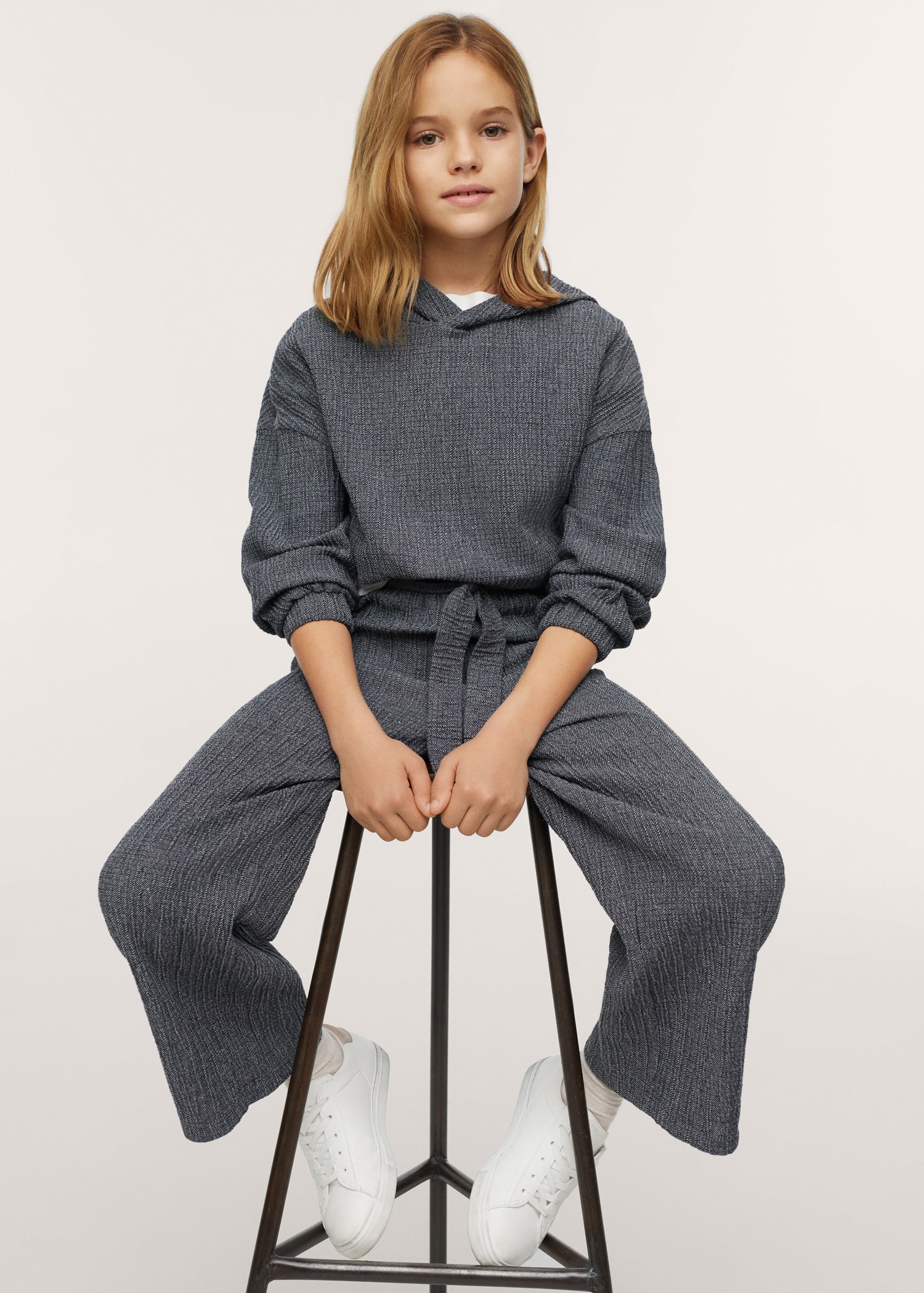 Dessuadora oversize textura - Pla mig