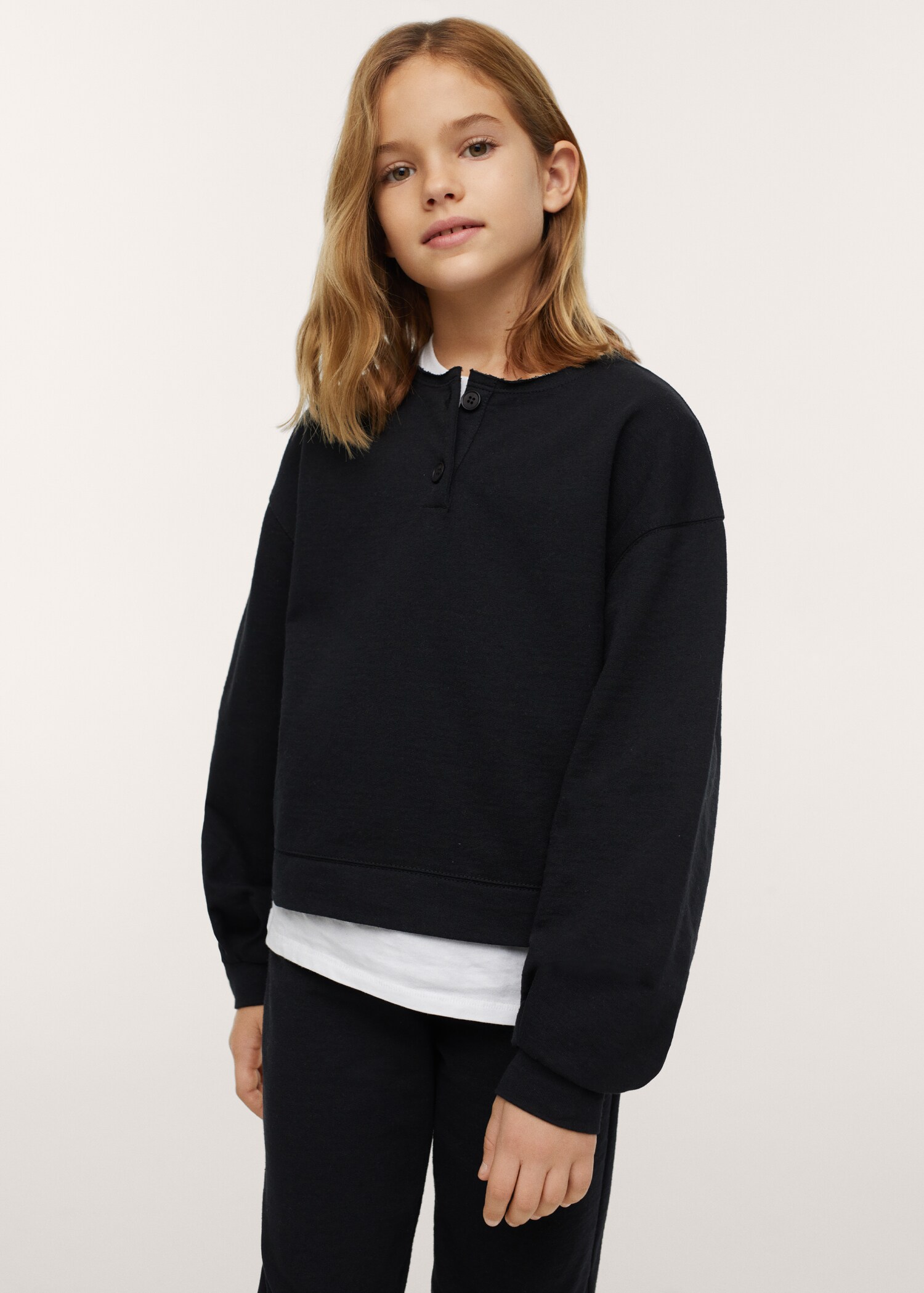 Sudadera manga abullonada - Detalle del artículo 1