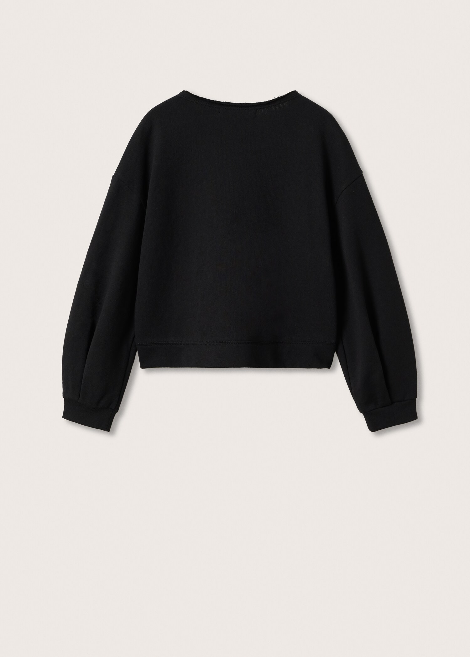 Sudadera manga abullonada - Reverso del artículo