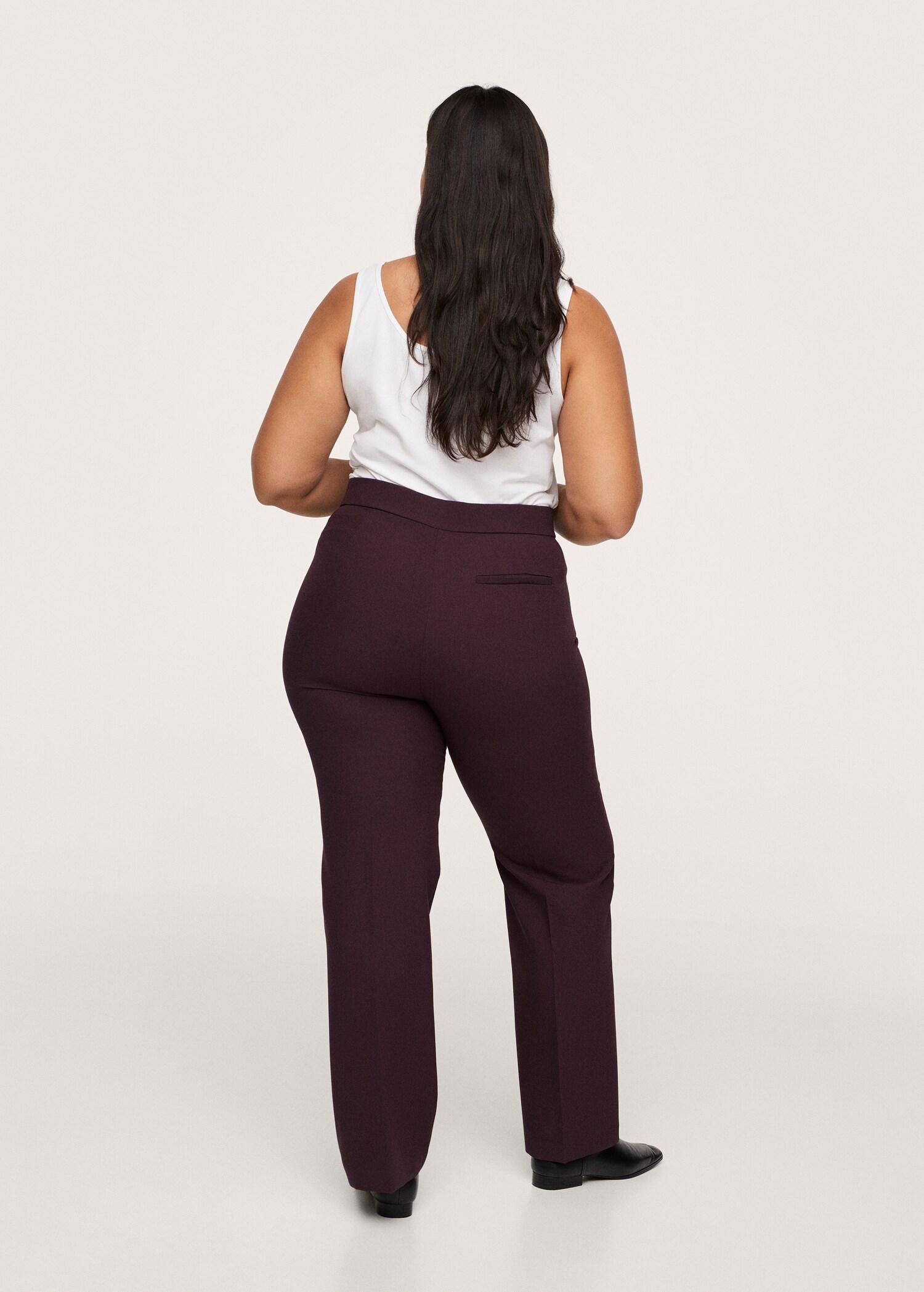 Pantalón recto costura - Reverso del artículo