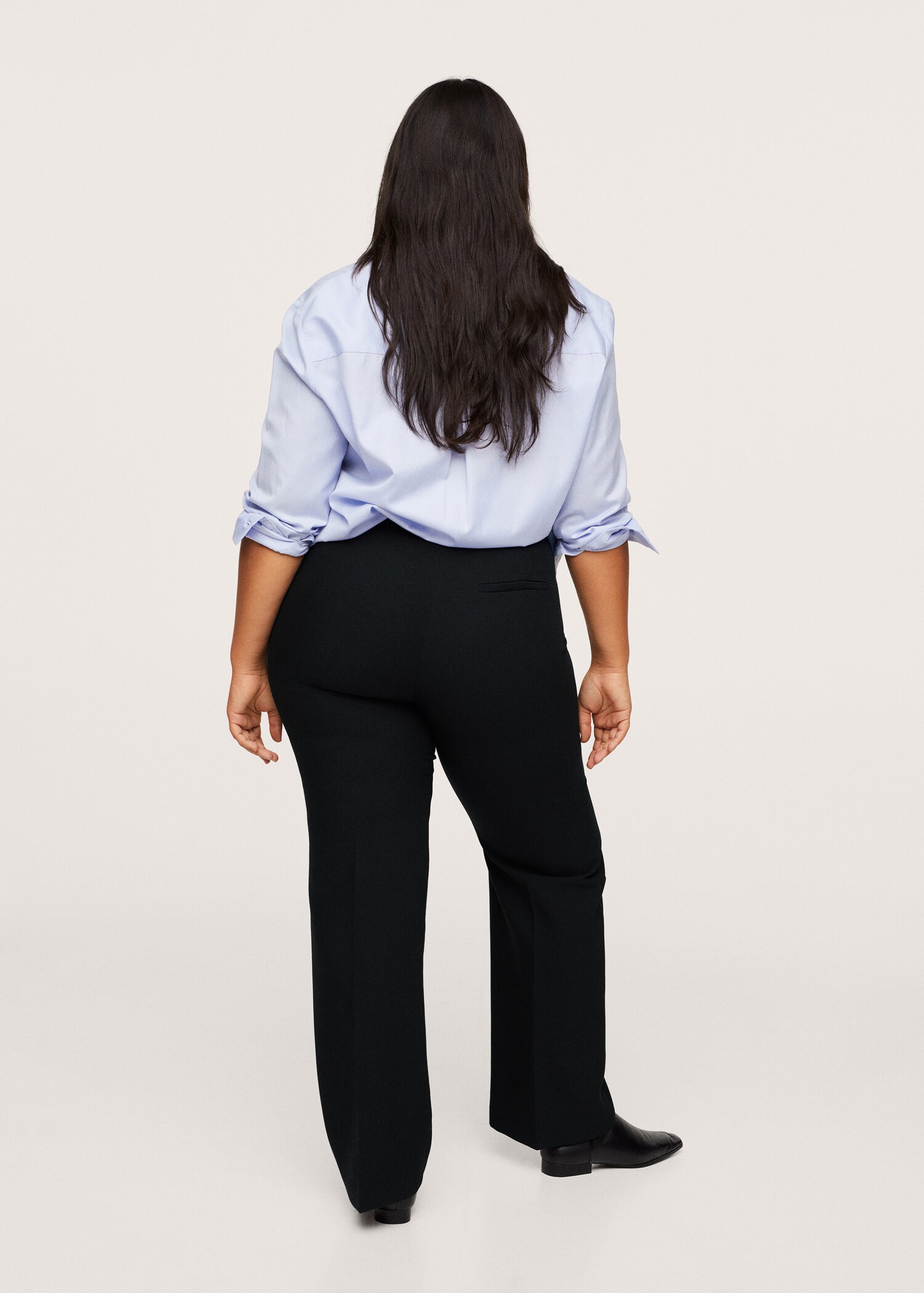Pantalón recto costura - Reverso del artículo