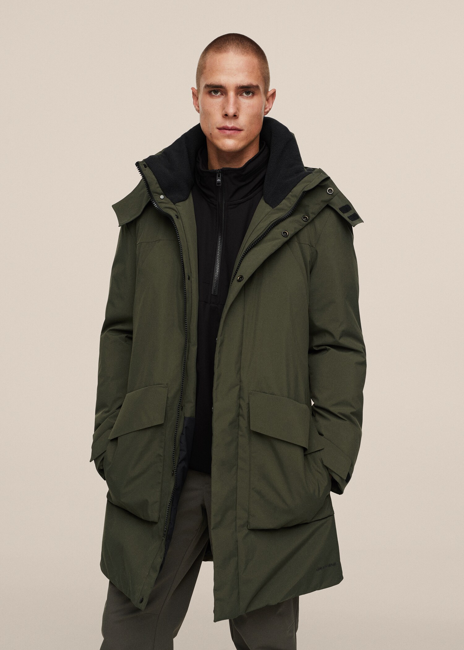 Waterproof padded parka - Medium plane