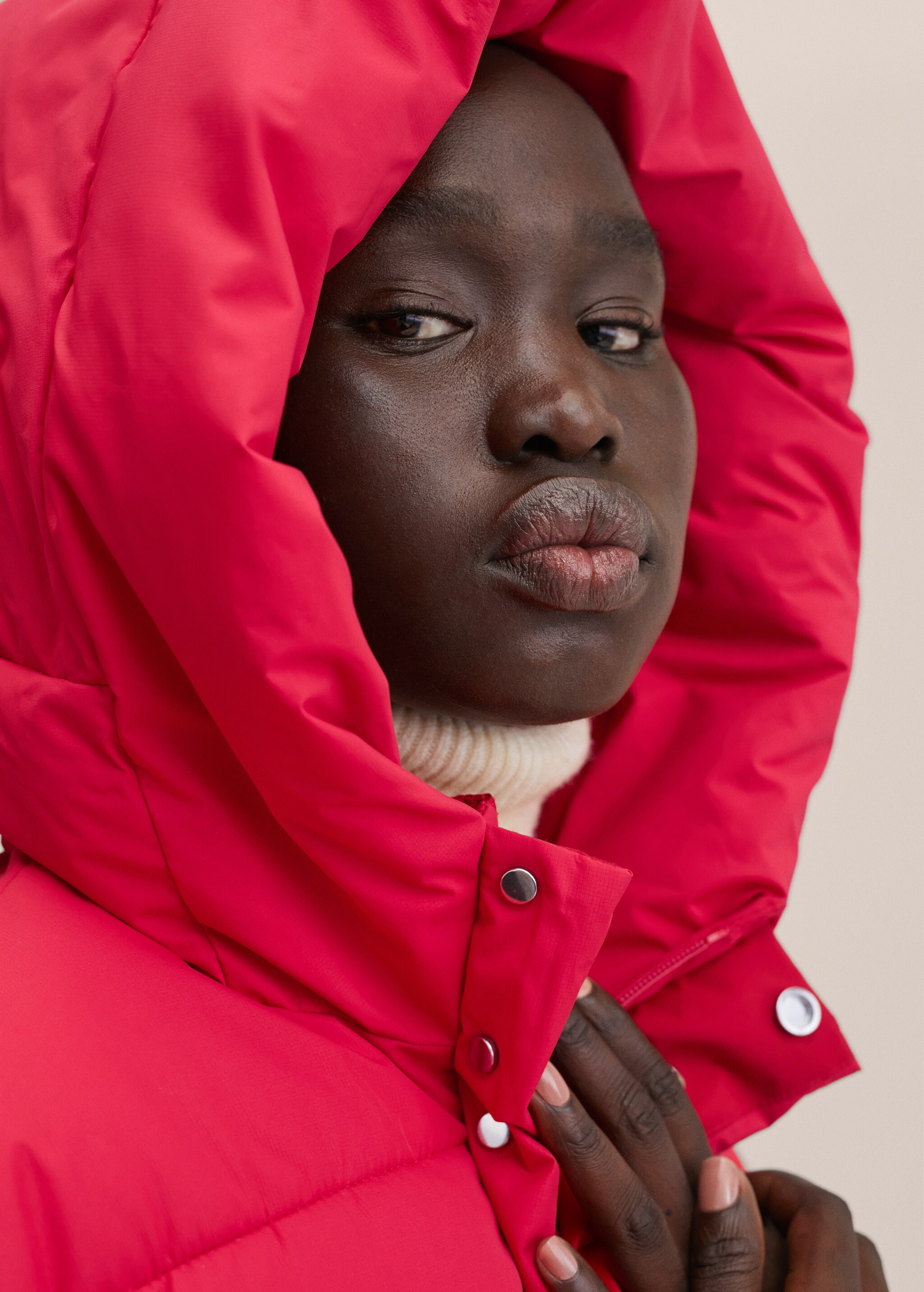 Water-repellent quilted coat - Details of the article 3