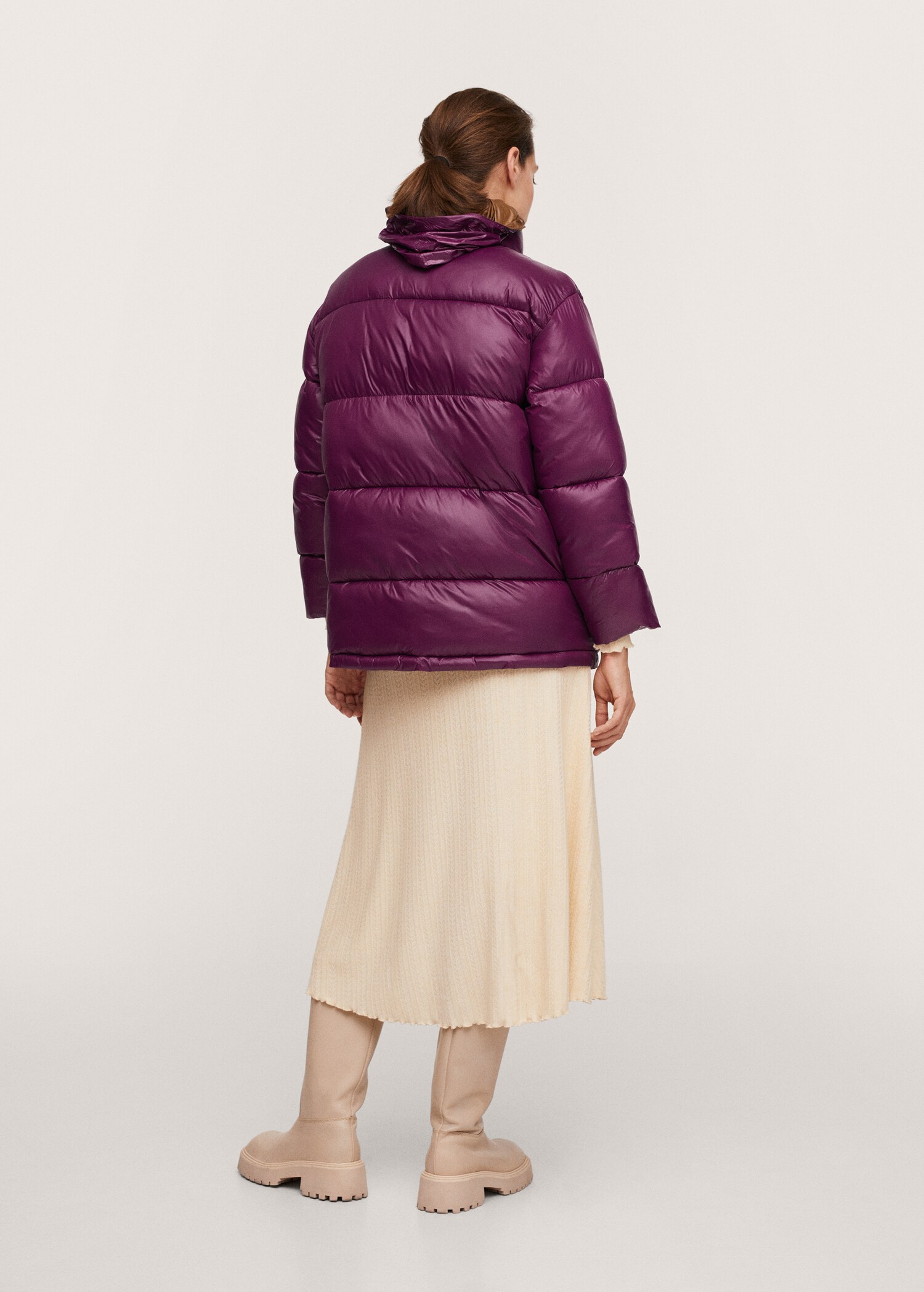 Anorak acolchado capucha - Reverso del artículo