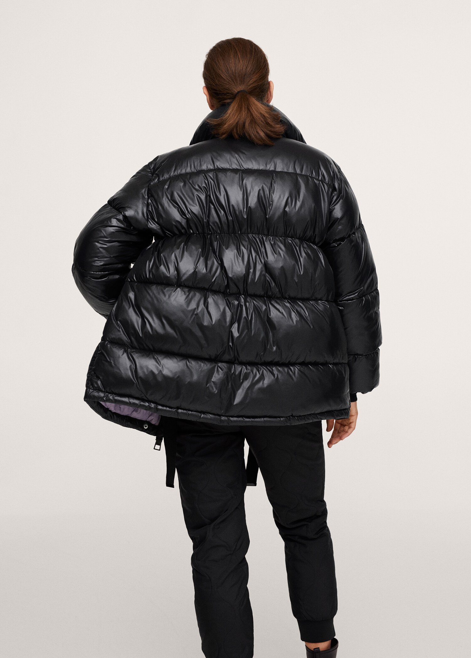Anorak acolchado capucha - Reverso del artículo