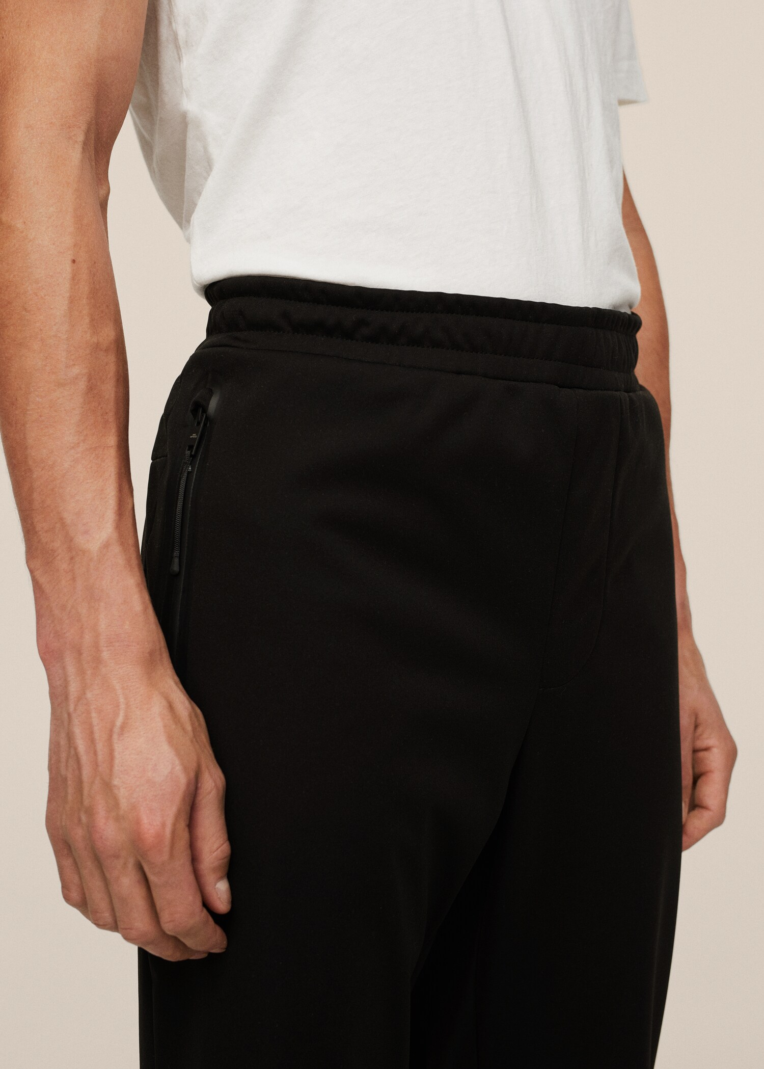 Prodyšné antibakteriální kalhoty jogger - Detail zboží 1