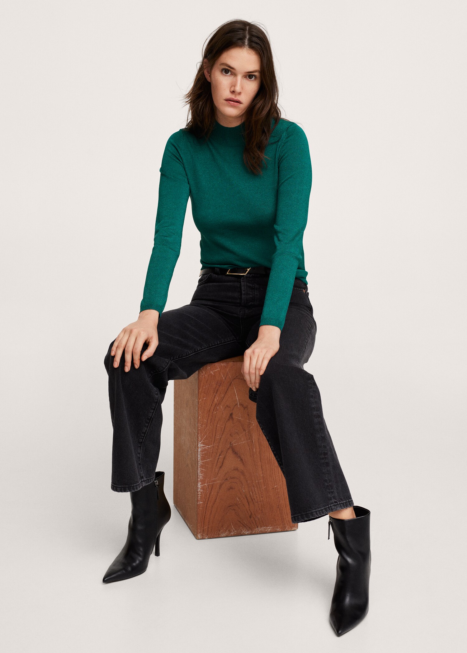 Feiner Pullover mit Metallic-Effekt - Detail des Artikels 2