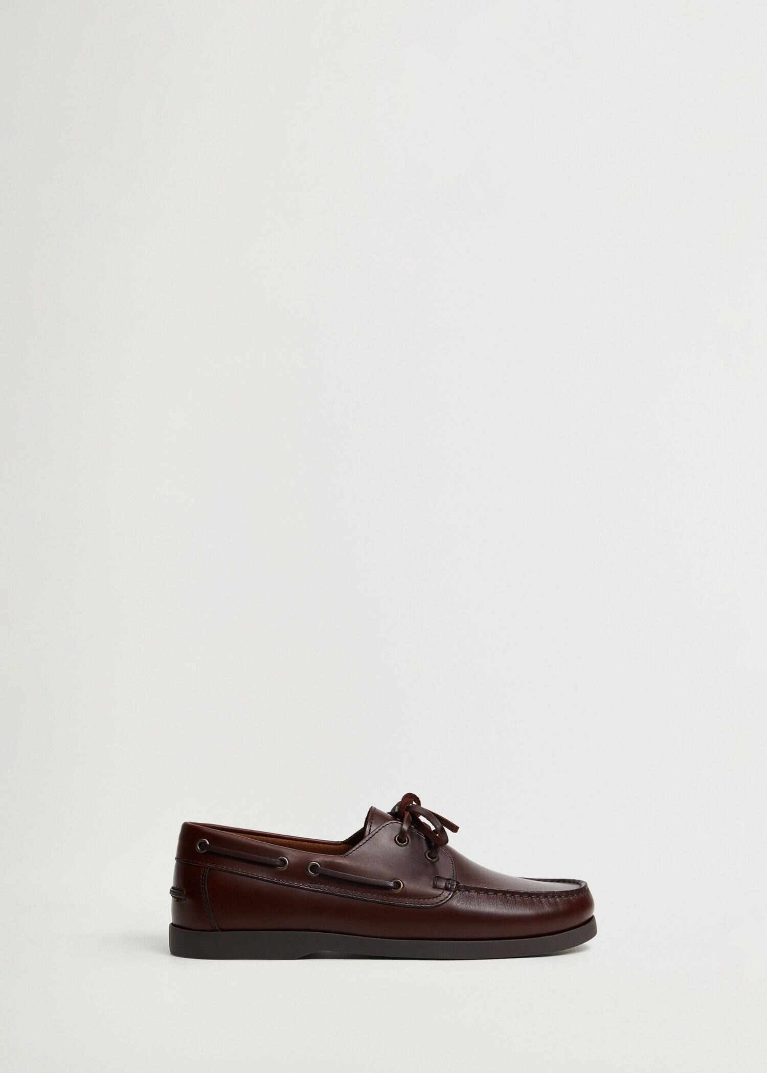 Leather boat shoes - Article without model