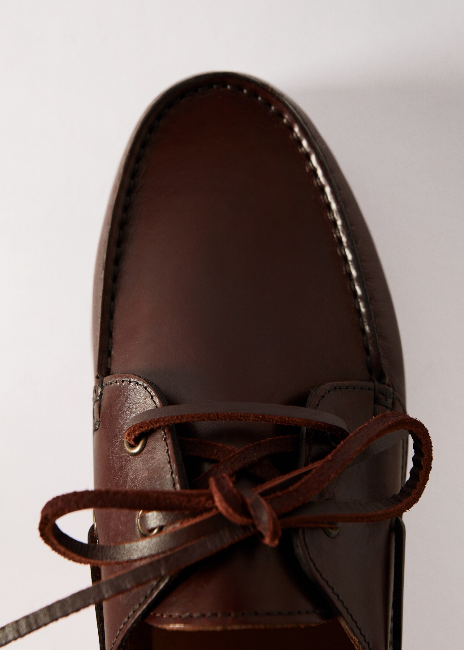 Leather boat shoes - Details of the article 6