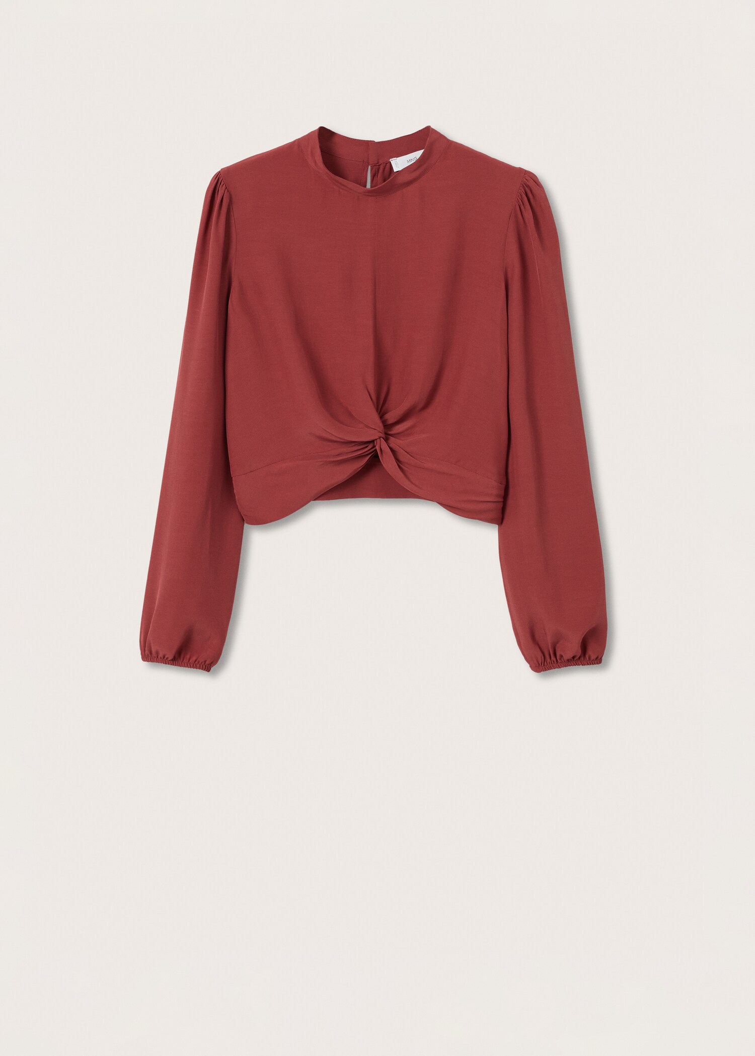 Blusa fluida nudo - Artículo sin modelo