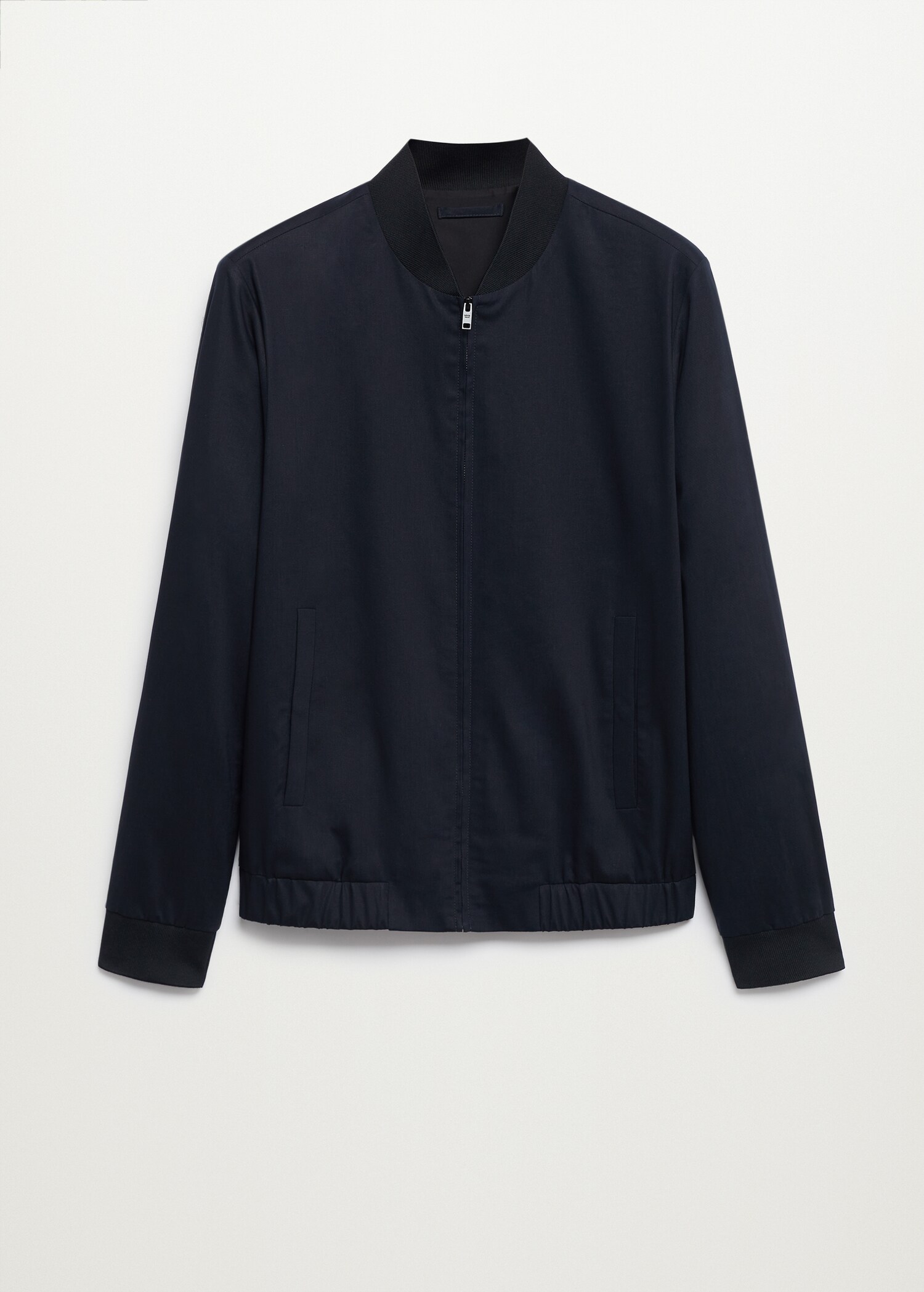 Bunda bomber len a tencel - Zboží bez modelu