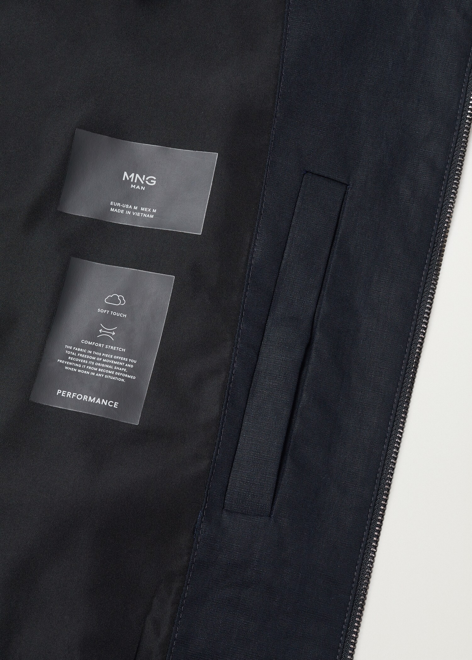 Bunda bomber len a tencel - Detail zboží 8