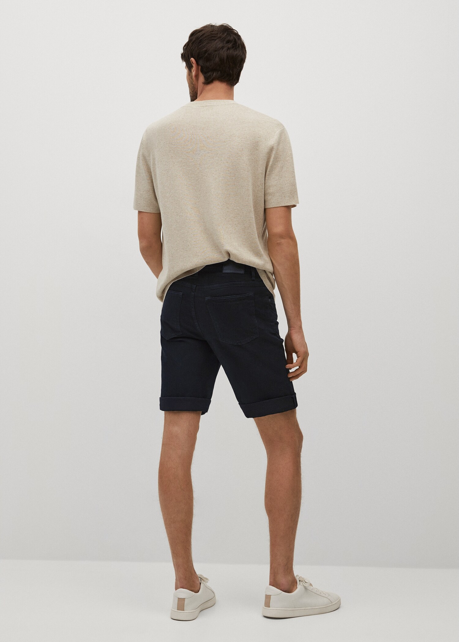 Bermudas vaqueras negras - Reverso del artículo