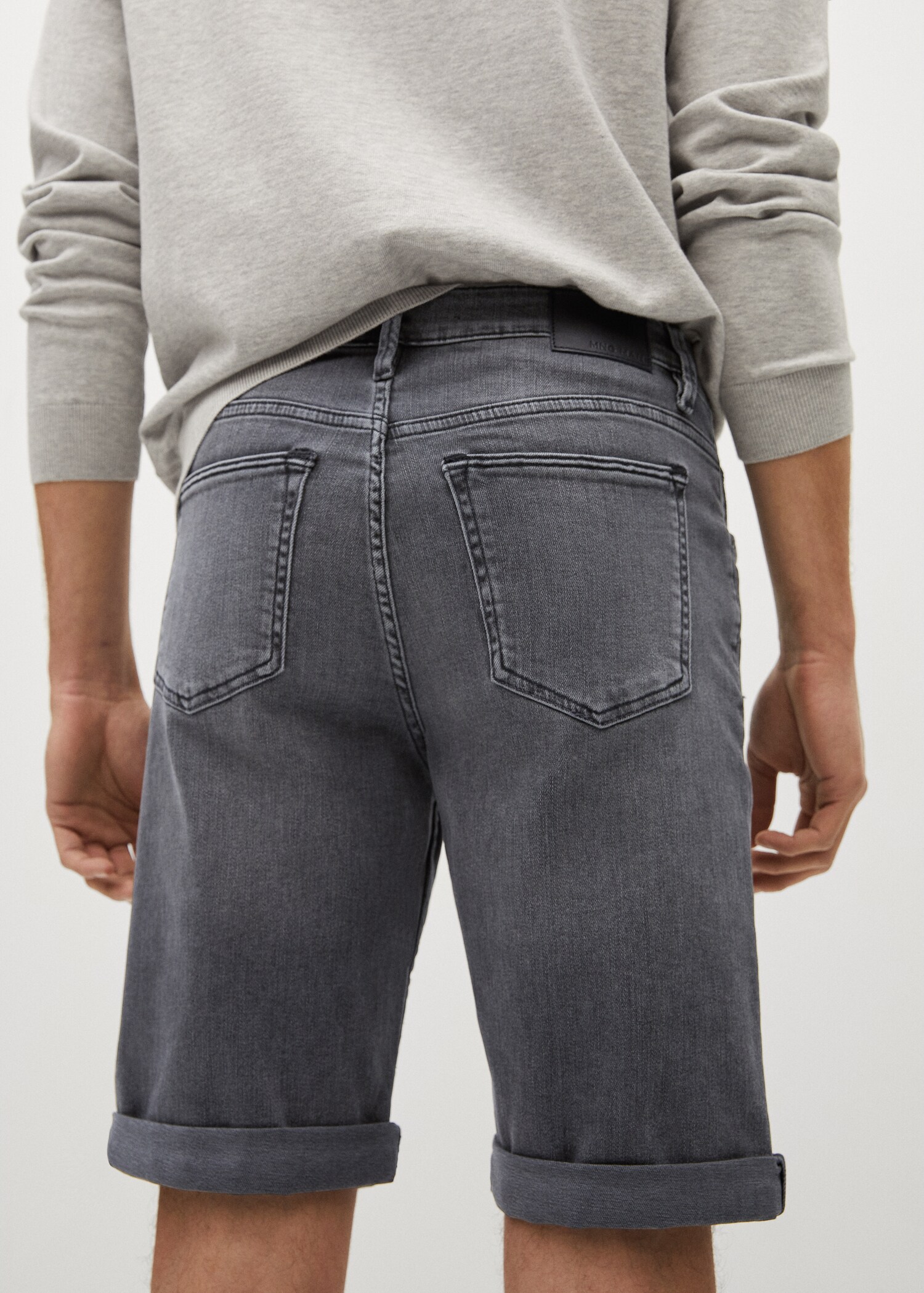 Bermudas denim gris oscuro - Detalle del artículo 2
